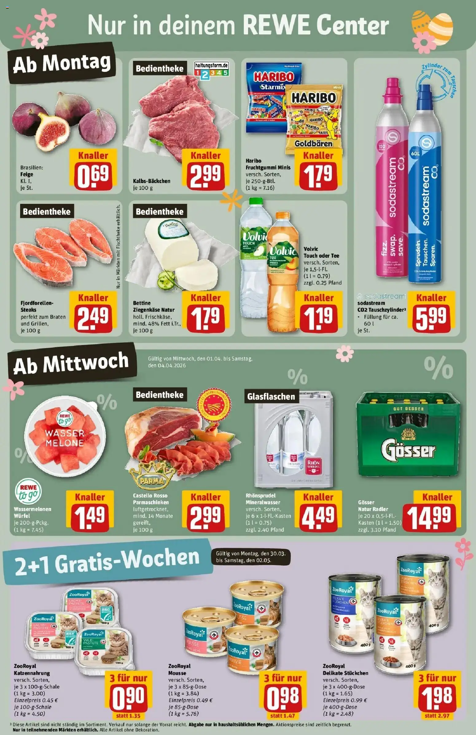 Rewe Prospekt Alzenau	 – gültig ab 30.03.2026 | Seite: 3 | Produkte: Haribo, Äpfel, Lachs, Tee
