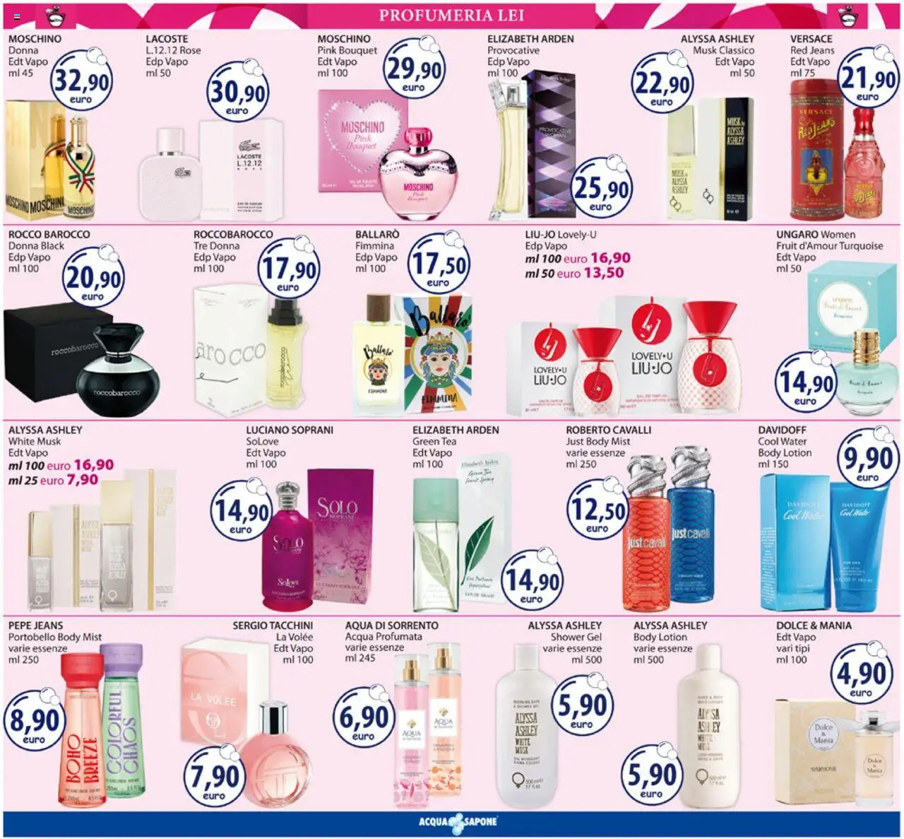 Volantino Acqua e Sapone del 20.10.2025 | Pagina: 2 | Prodotti: Sapone, Acqua, Pepe, Jeans