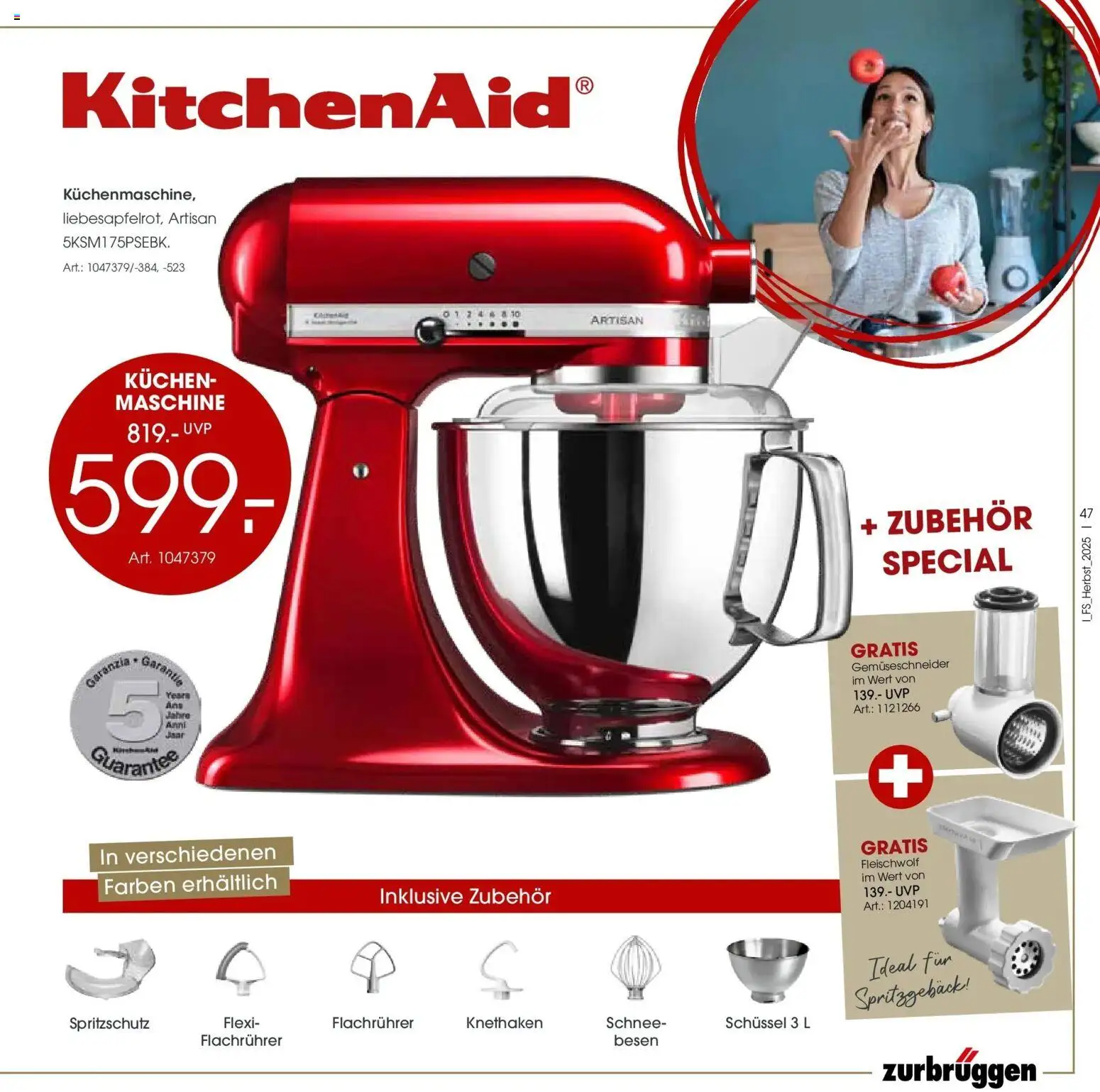 Zurbrüggen - Zurbrüggen: Raum für neue Lieblingsstücke – gültig ab 19.10.2025 | Seite: 47 | Produkte: Kuchen