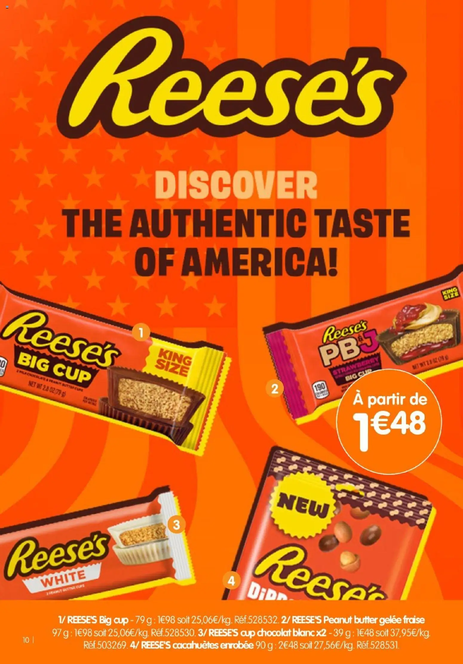 {H1} | Page: 10 | Produits: Fraise, Chocolat, Thé, Gelée