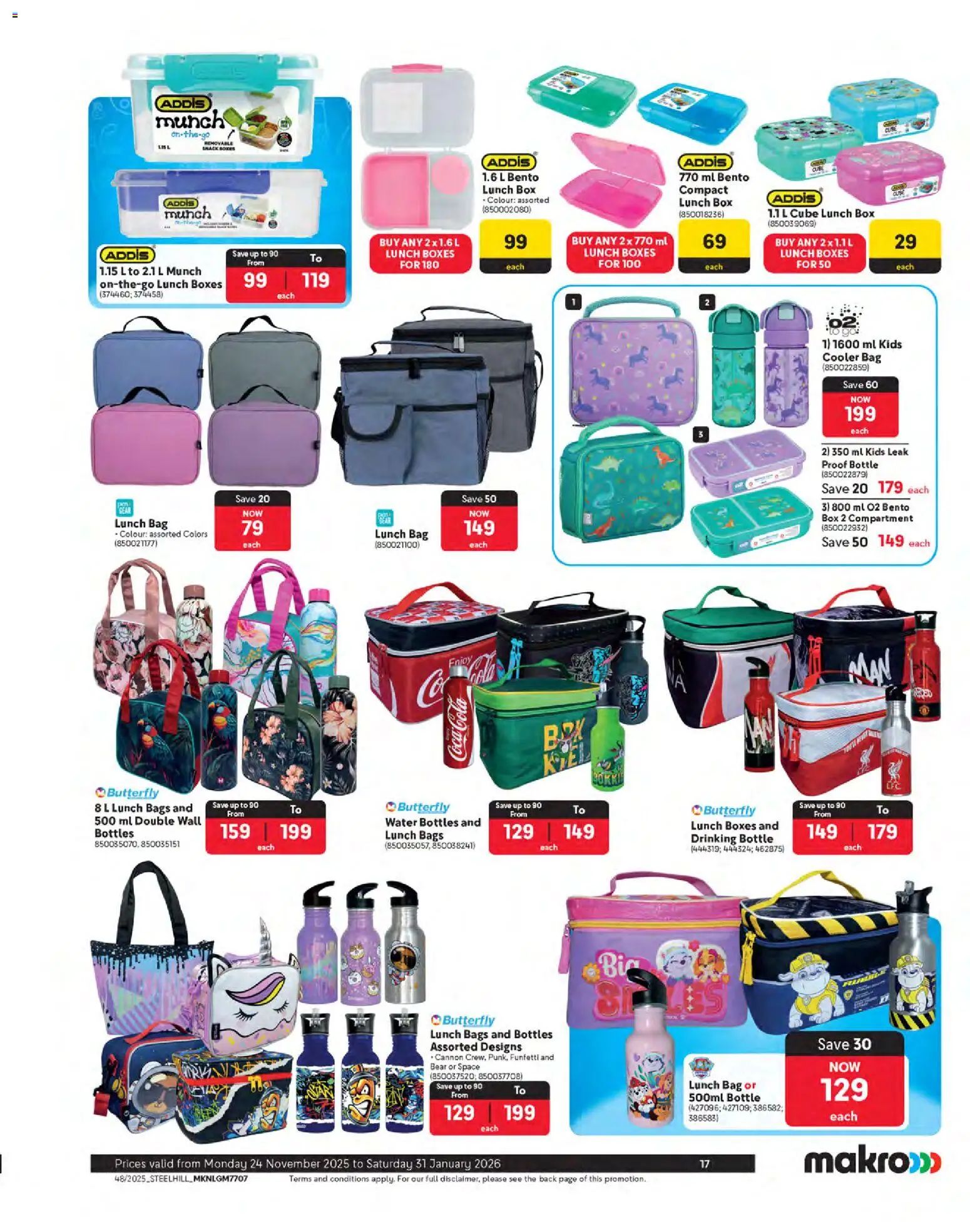 New Makro catalogue – valid from 24.11.2025 | Page: 17 | Products: Bag, Box, Cooler, Water