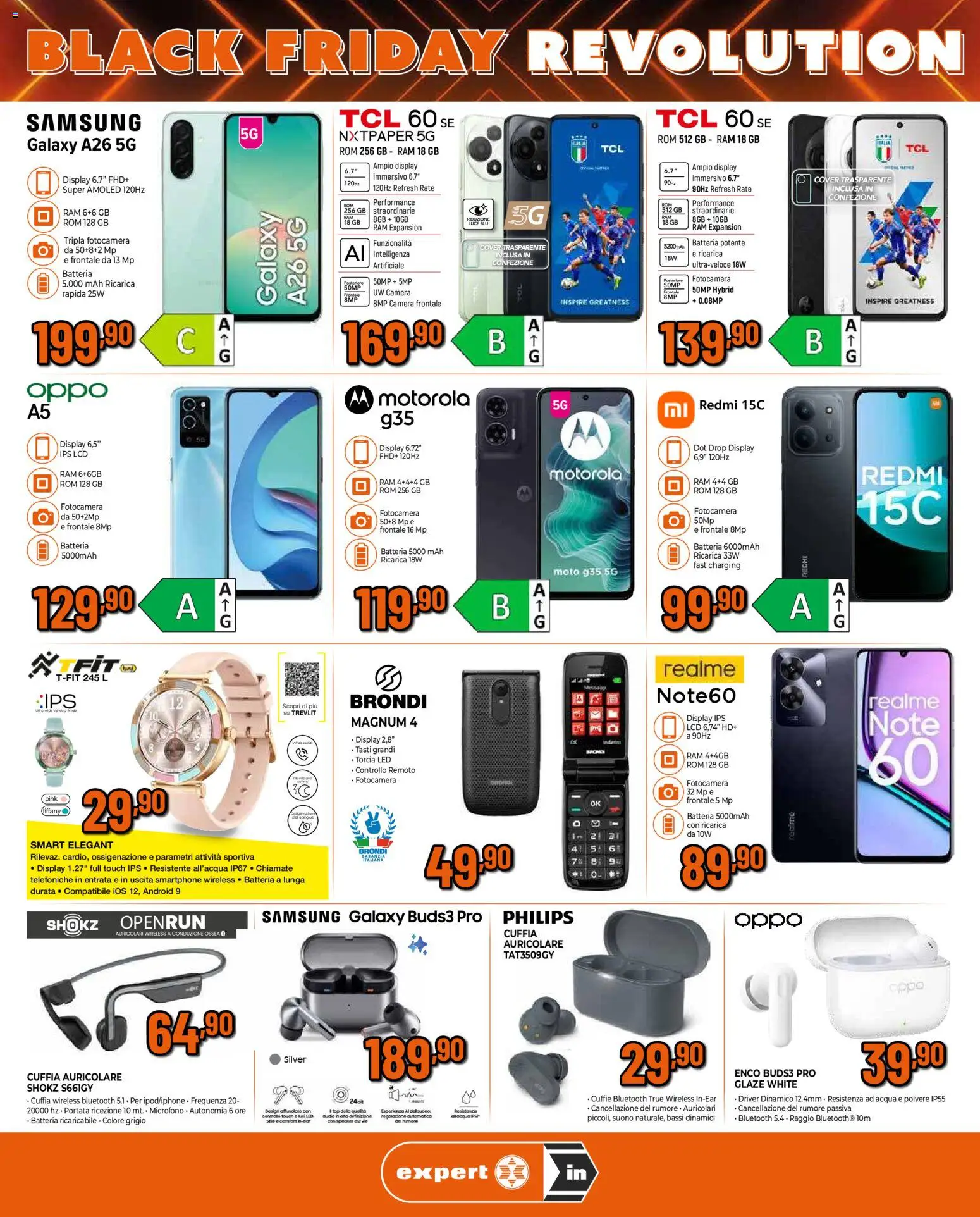 Volantino Ipercoop del 17.11.2025 | Pagina: 2 | Prodotti: Auricolari, Top, Speaker, Batteria