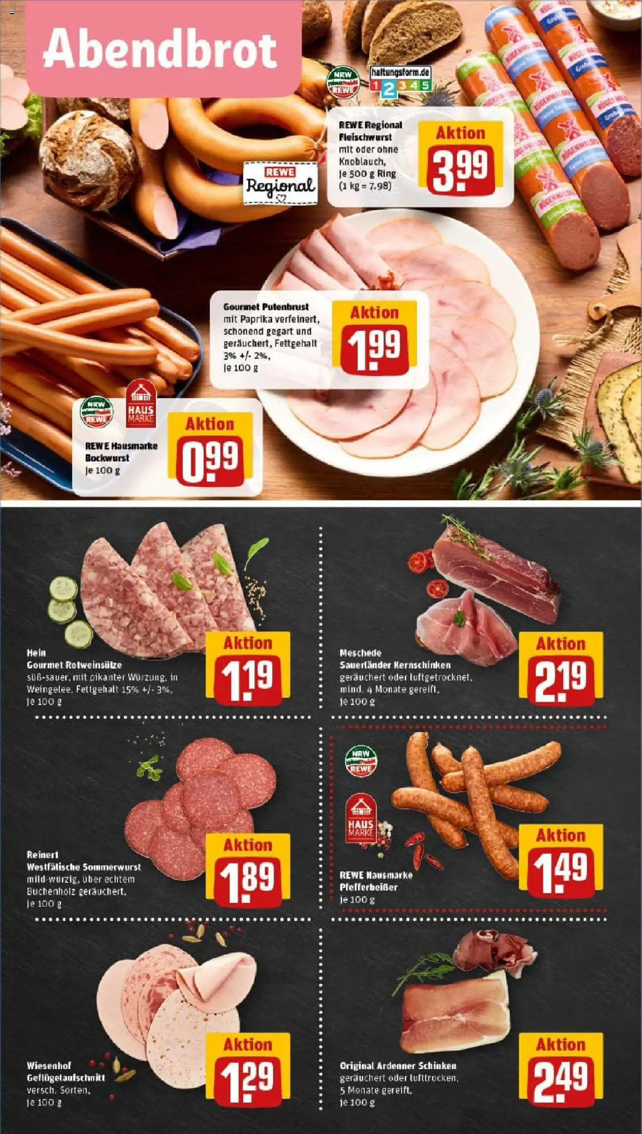Rewe ihr Kaufpark Prospekt 	 – gültig ab 15.09.2025 | Seite: 8 | Produkte: Bockwurst, Paprika, Schinken