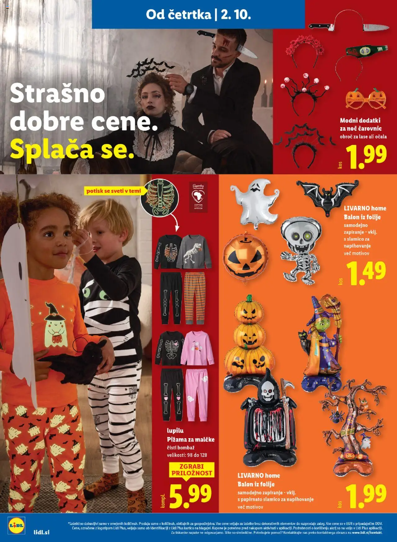 Novi Lidl katalog ponudbe – veljaven od 02.10.2025 | Stran: 38 | Izdelki: Pižama, Modni dodatki, Ocala