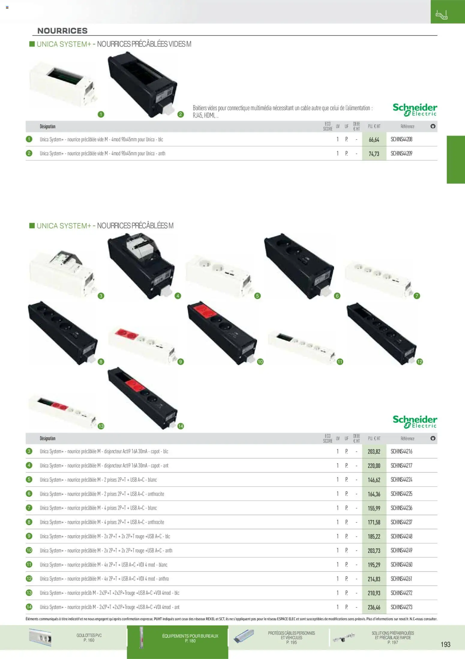 {H1} | Page: 99 | Produits: Câble, USB, Disjoncteur, Prises