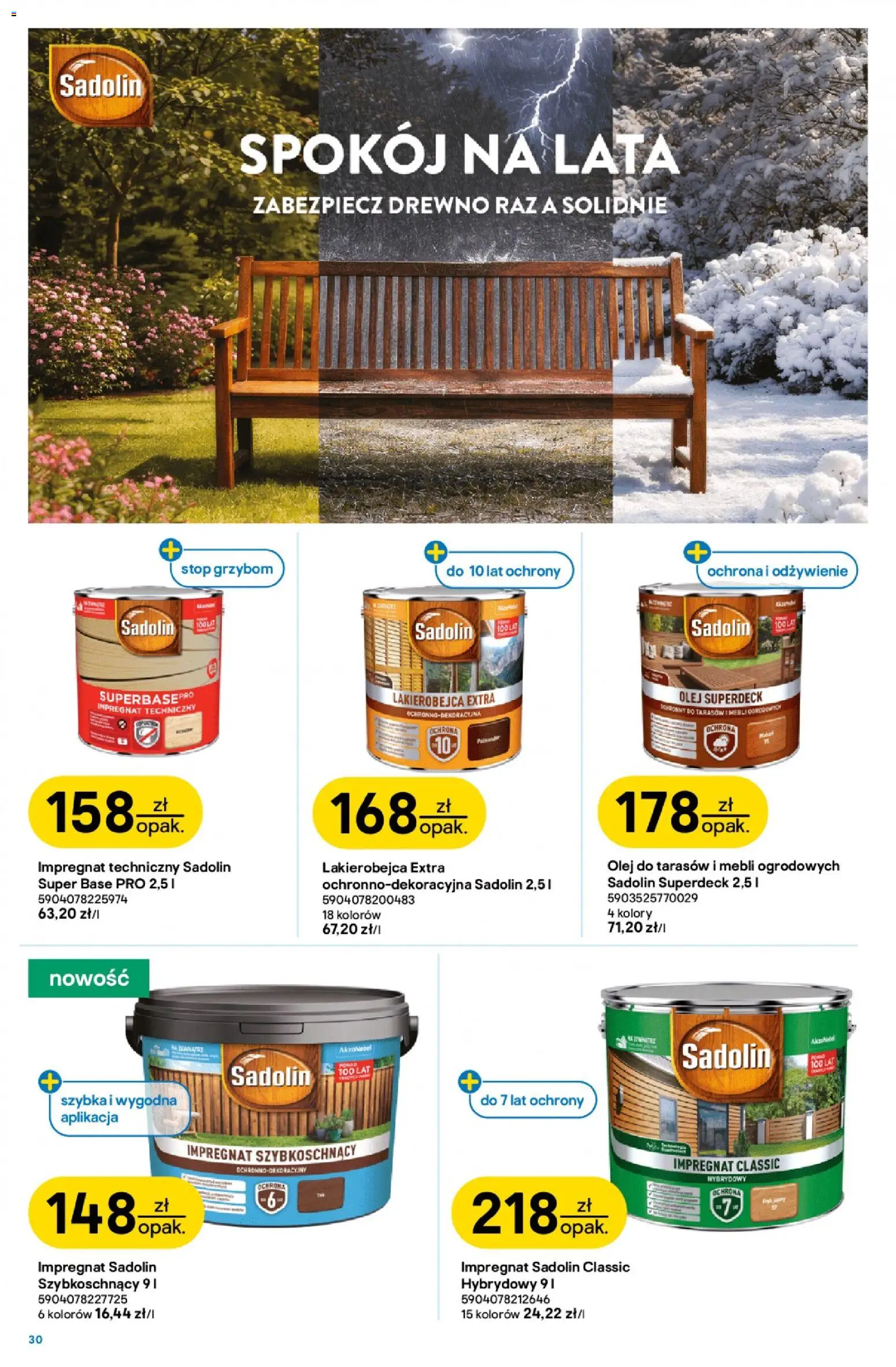 Castorama gazetka od 07.04.2026 | Strona: 30 | Produkty: Olej