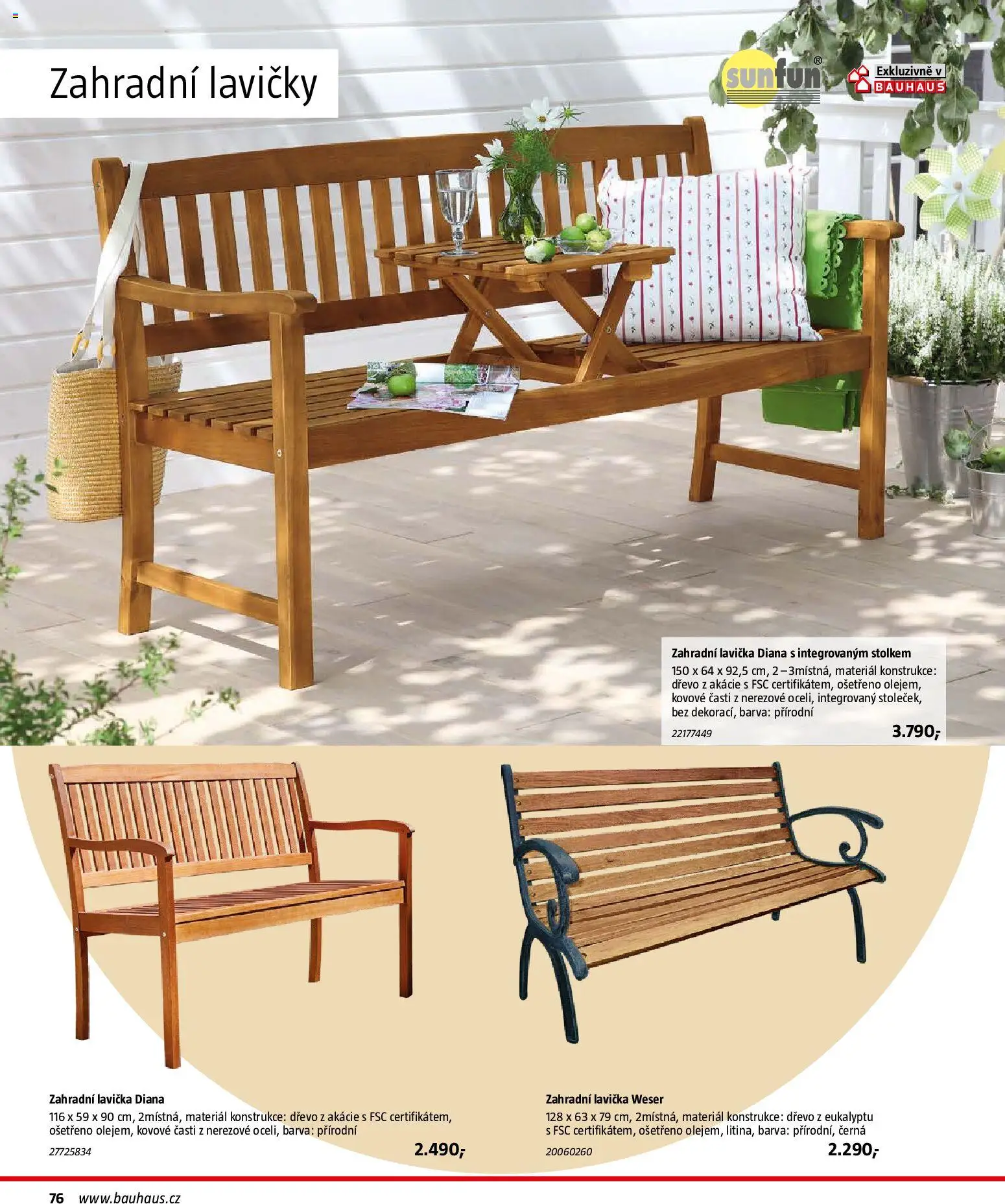 Bauhaus katalog Záhradní nábytek od 08.04.2026 | Strana: 76