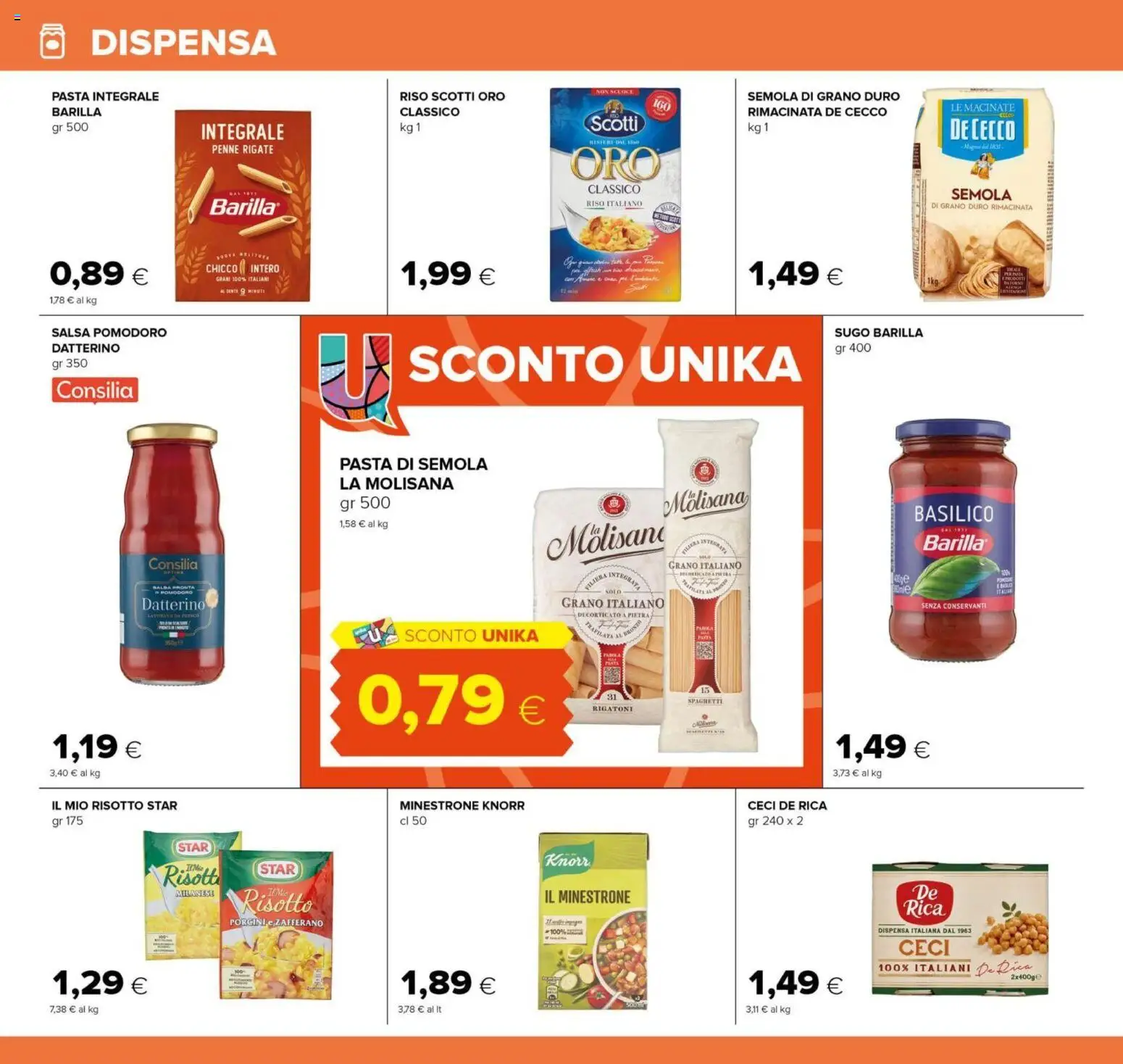 Volantino Tigre del 16.01.2026 | Pagina: 12 | Prodotti: Pomodoro, Basilico, Sugo, Penne