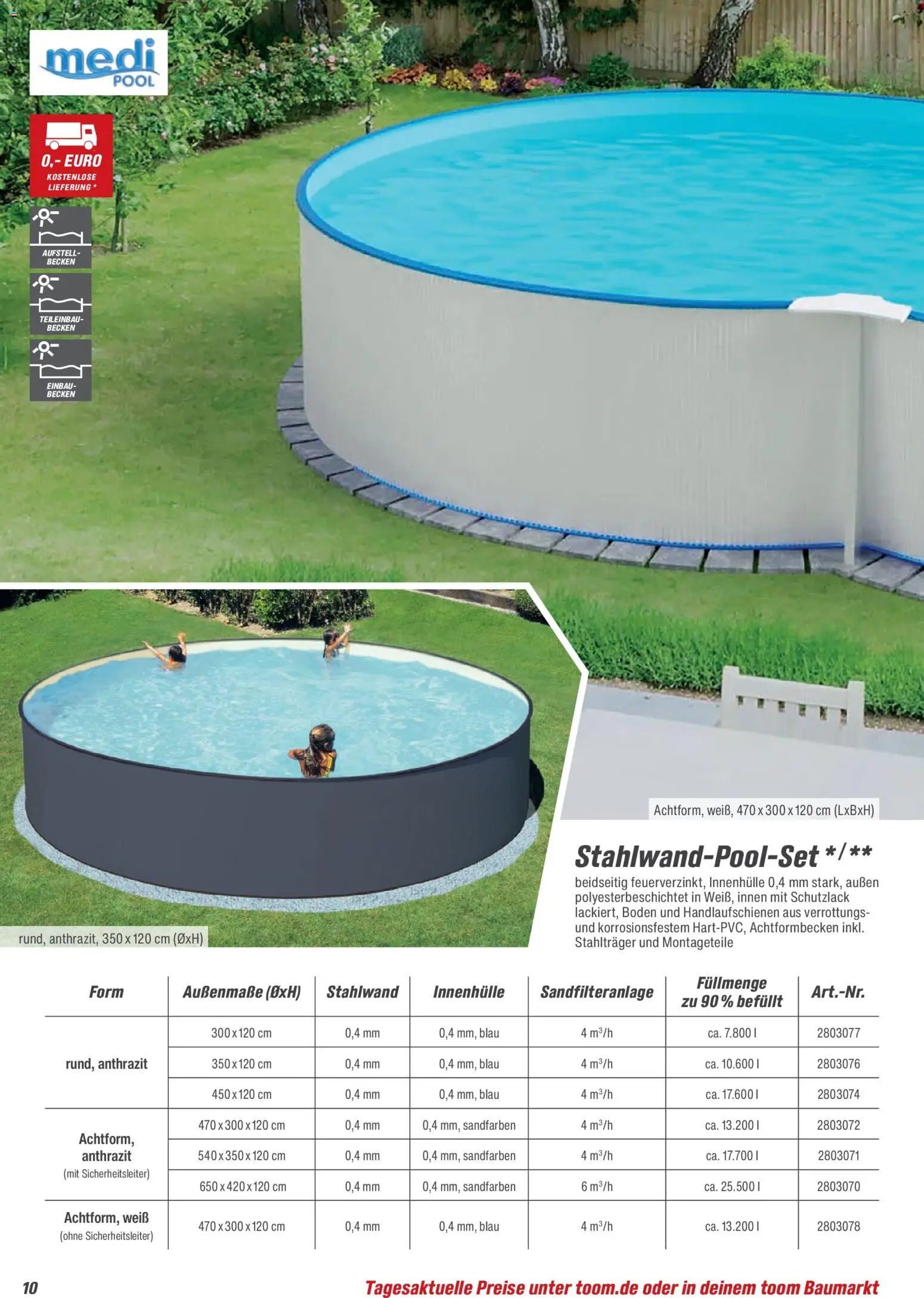 Toom Baumarkt - Pool, Sauna & Klima 2026 – gültig ab 14.03.2026 | Seite: 10