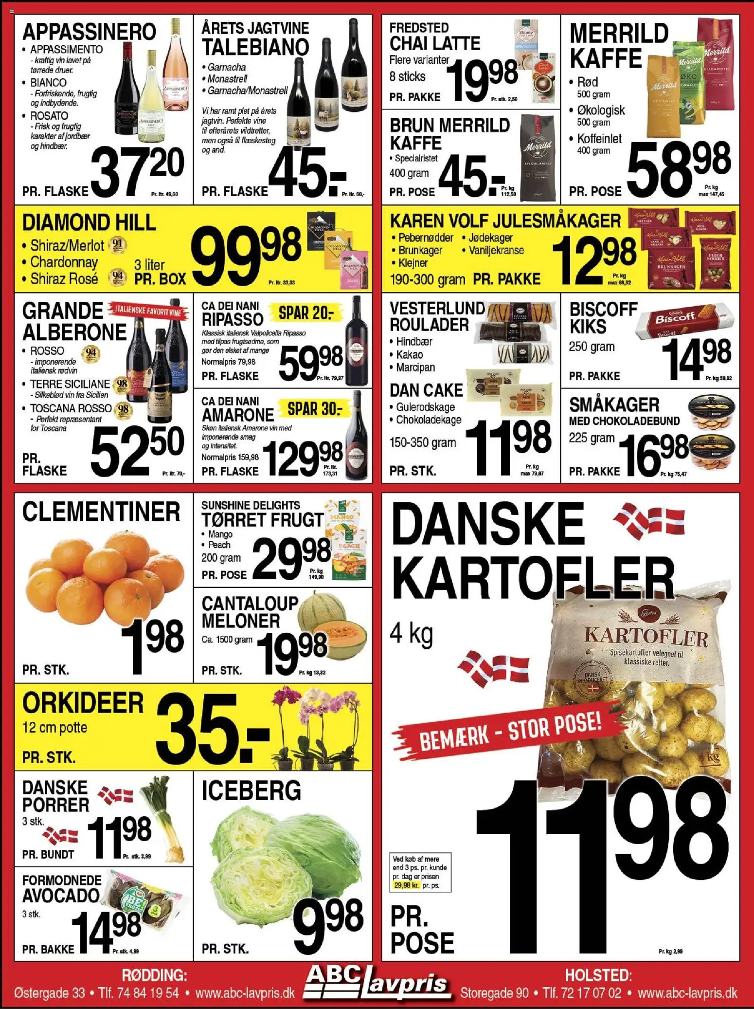 Abc Lavpris tilbudsavis – gyldig fra 04.11.2025 | Side: 3 | Produkter: Mango, Småkager, Peber, Hindbær