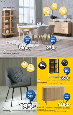 JYSK Gazetka od 18.06.2025 | Strona: 6 | Produkty: Stół, Krzesło, Kredens, Witryna