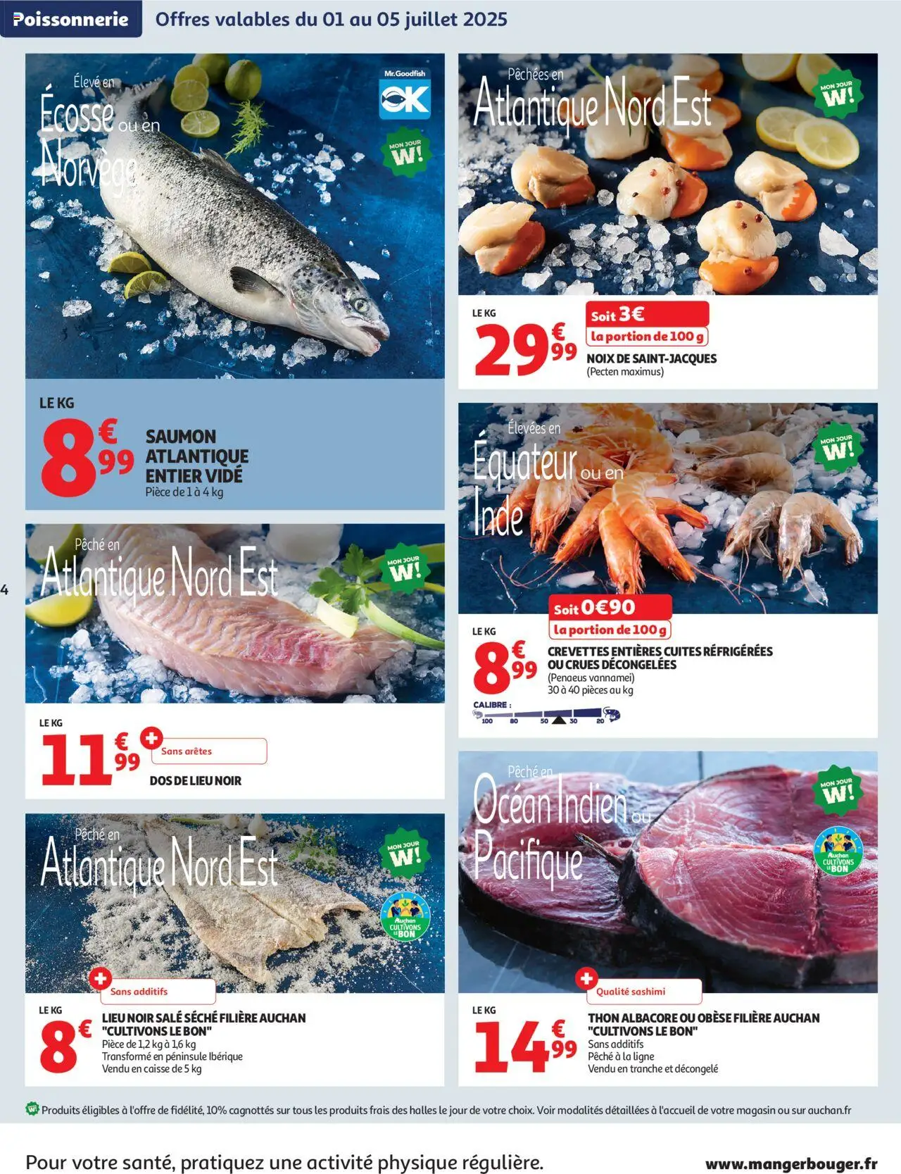  | Page: 4 | Produits: Pêche, Poissonnerie, Crevettes, Saumon