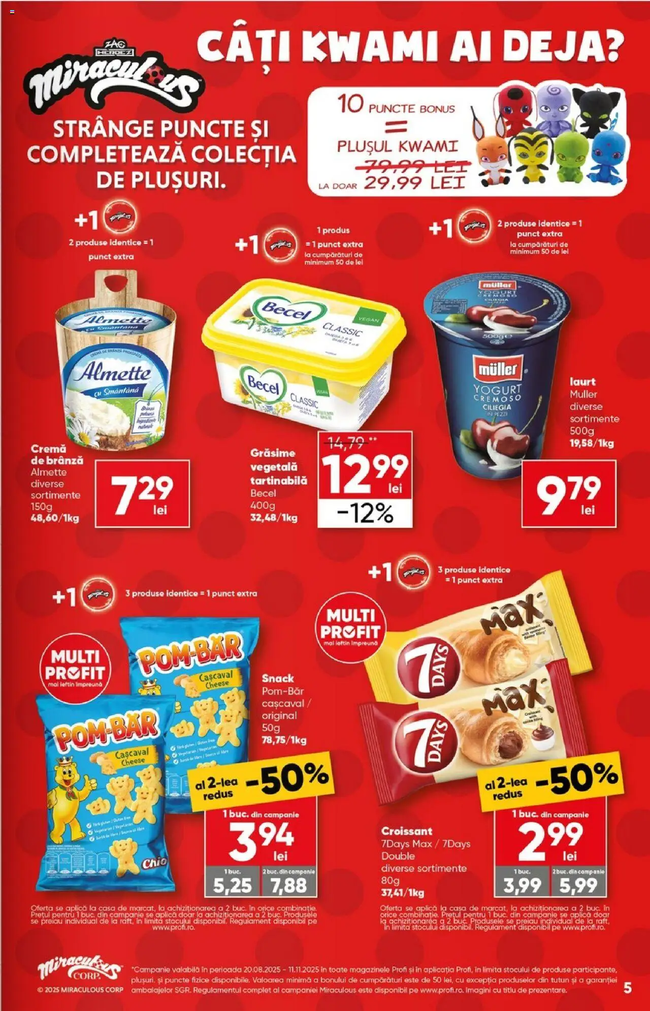 Noul catalog Profi – valabil de la 01.10.2025 | Pagină: 5 | Produse: Cașcaval, Brânză, Cremă, Cremă de brânză
