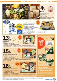 E.Leclerc - Prévisualisation de E.Leclerc catalogue semaine 52 valide à partir de 23.12.2025 | Page: 13 | Produits: Brie de meaux aop, Lait, Fromage, Crème