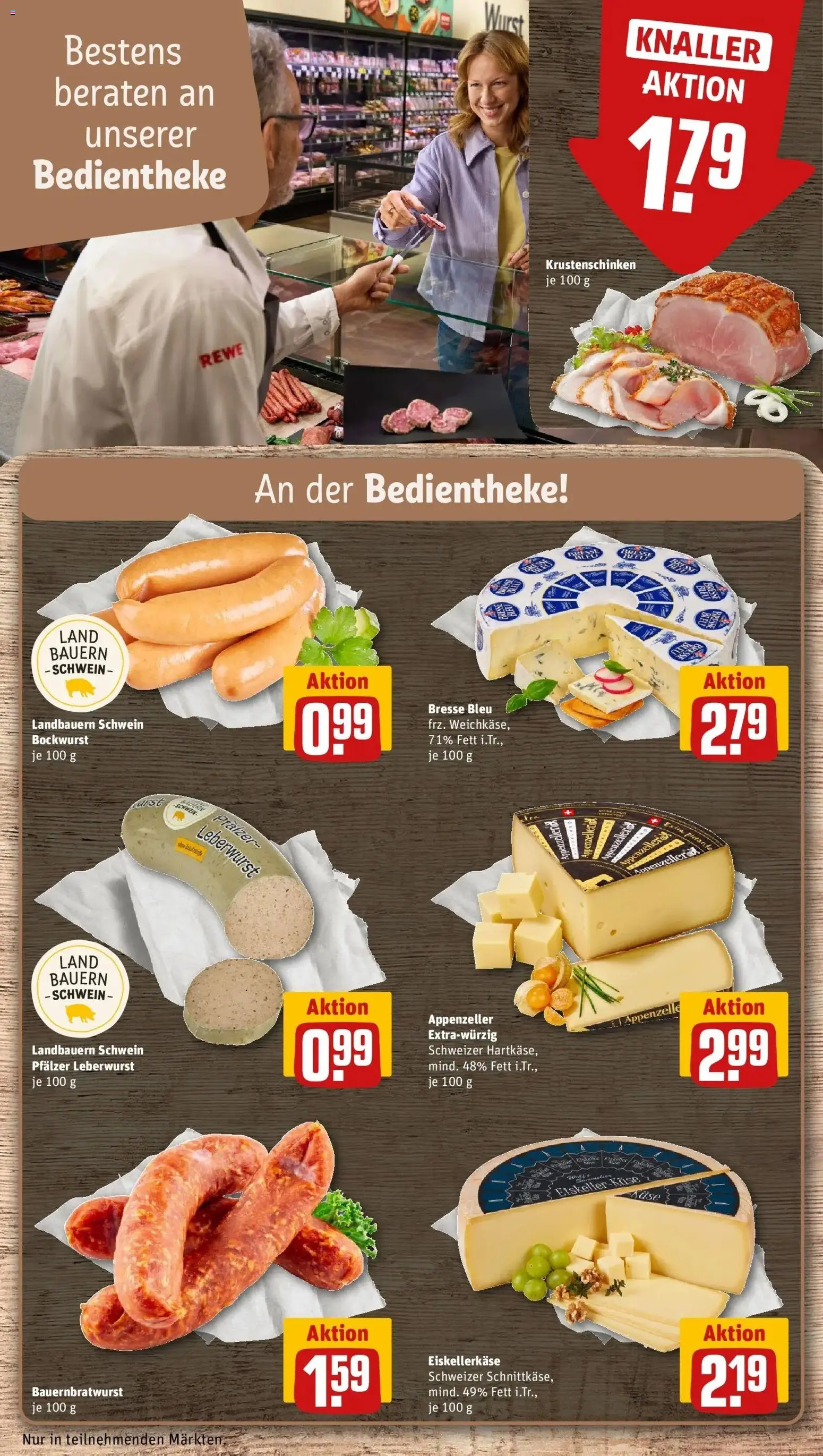 Rewe Prospekt Mannheim / Rheinau	 – gültig ab 09.03.2026 | Seite: 11 | Produkte: Bockwurst, Presse
