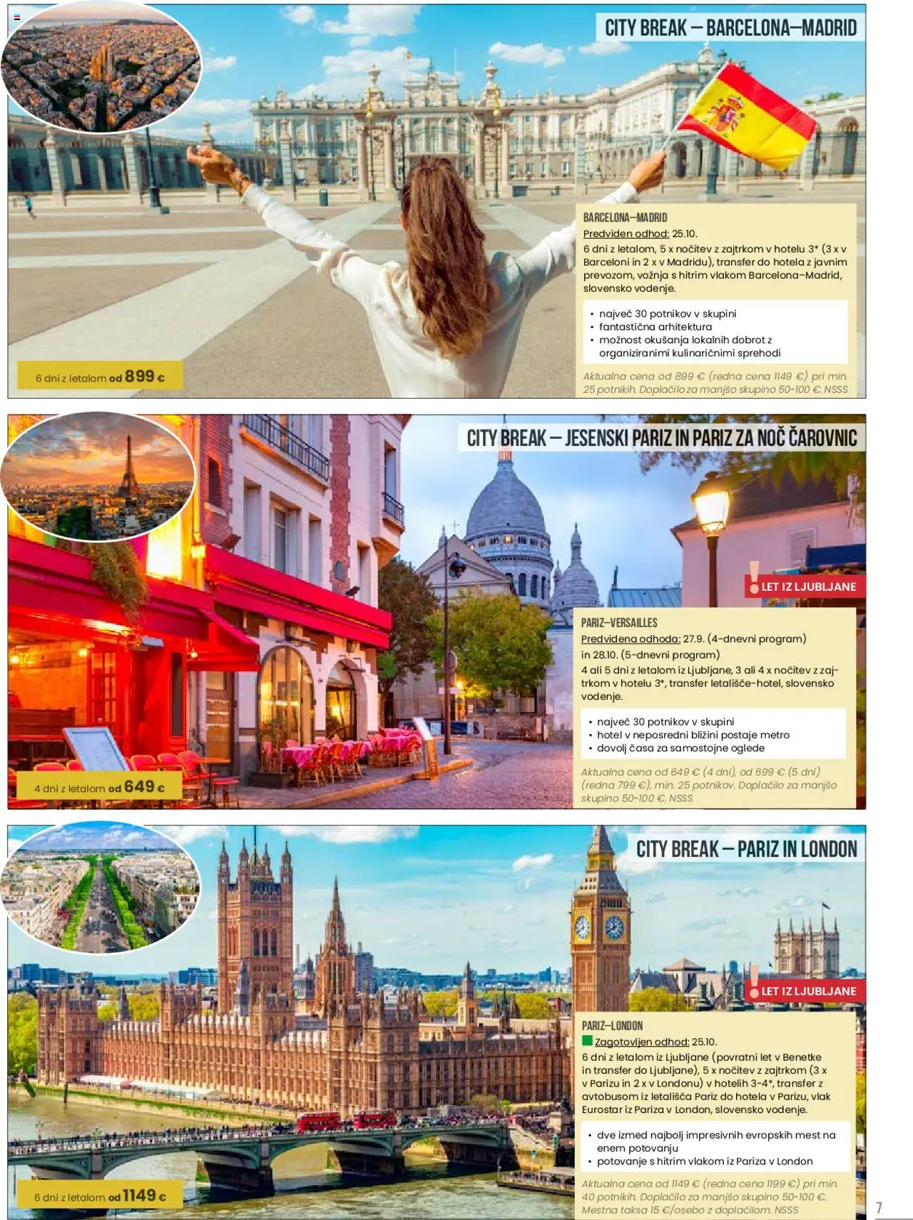 Sonček katalog potovanja │ velja od 19.06.2025 | Stran: 7