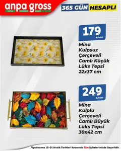 13.12.2025 tarihinden itibaren geçerli olan Anpa Gross kataloğu önizlemesi | Sayfa: 13 | Ürünler: Tepsi