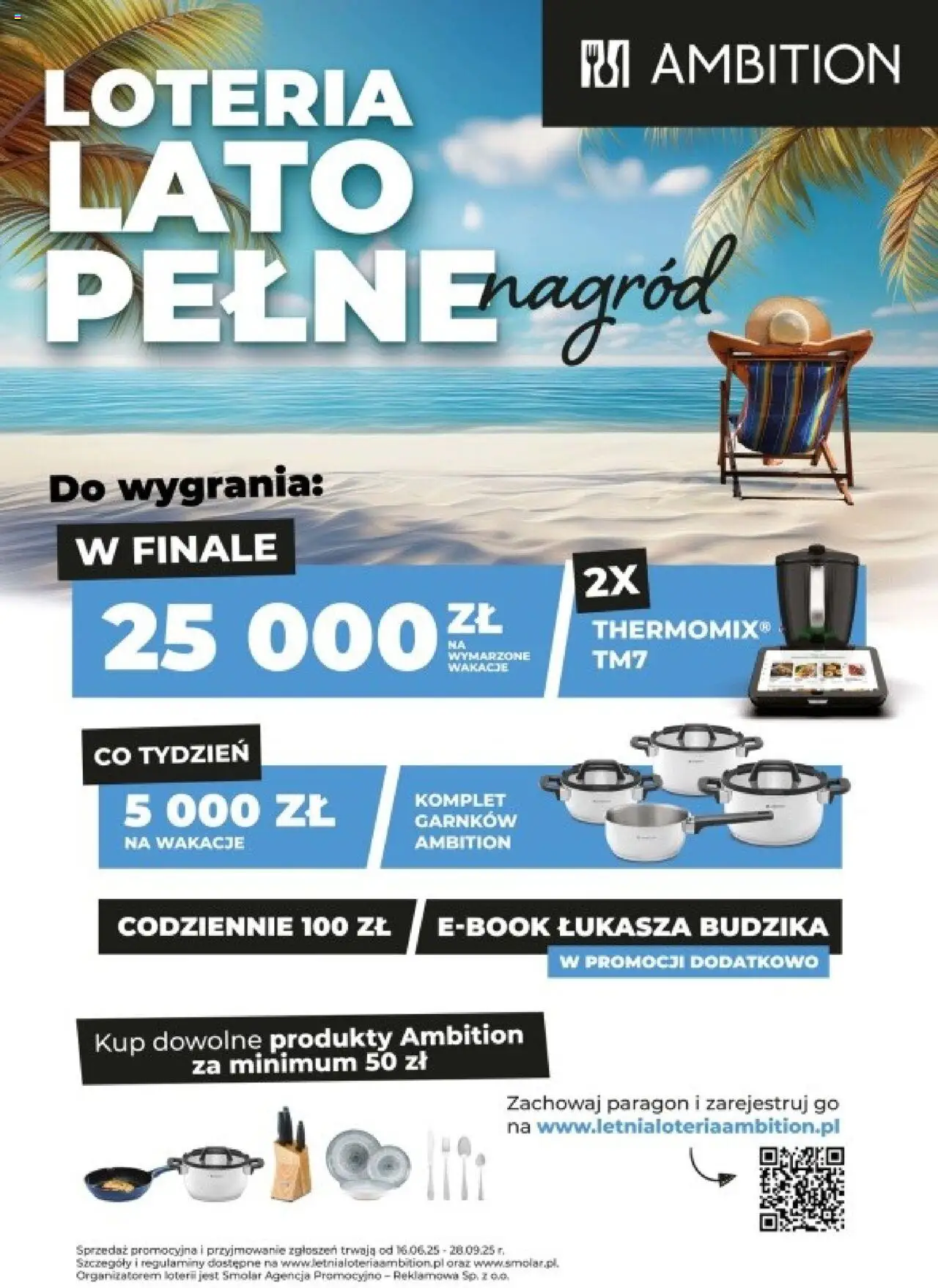 Topaz Konkurs -Letnia loteria Ambition od 16.06.2025 | Strona: 1 | Produkty: Komplet garnków
