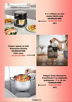 Vitapur katalog - pregled Vitapur kataloga - važi od 04.12.2025 | Strana: 4 | Proizvode: Aparat za kafu, Friteza