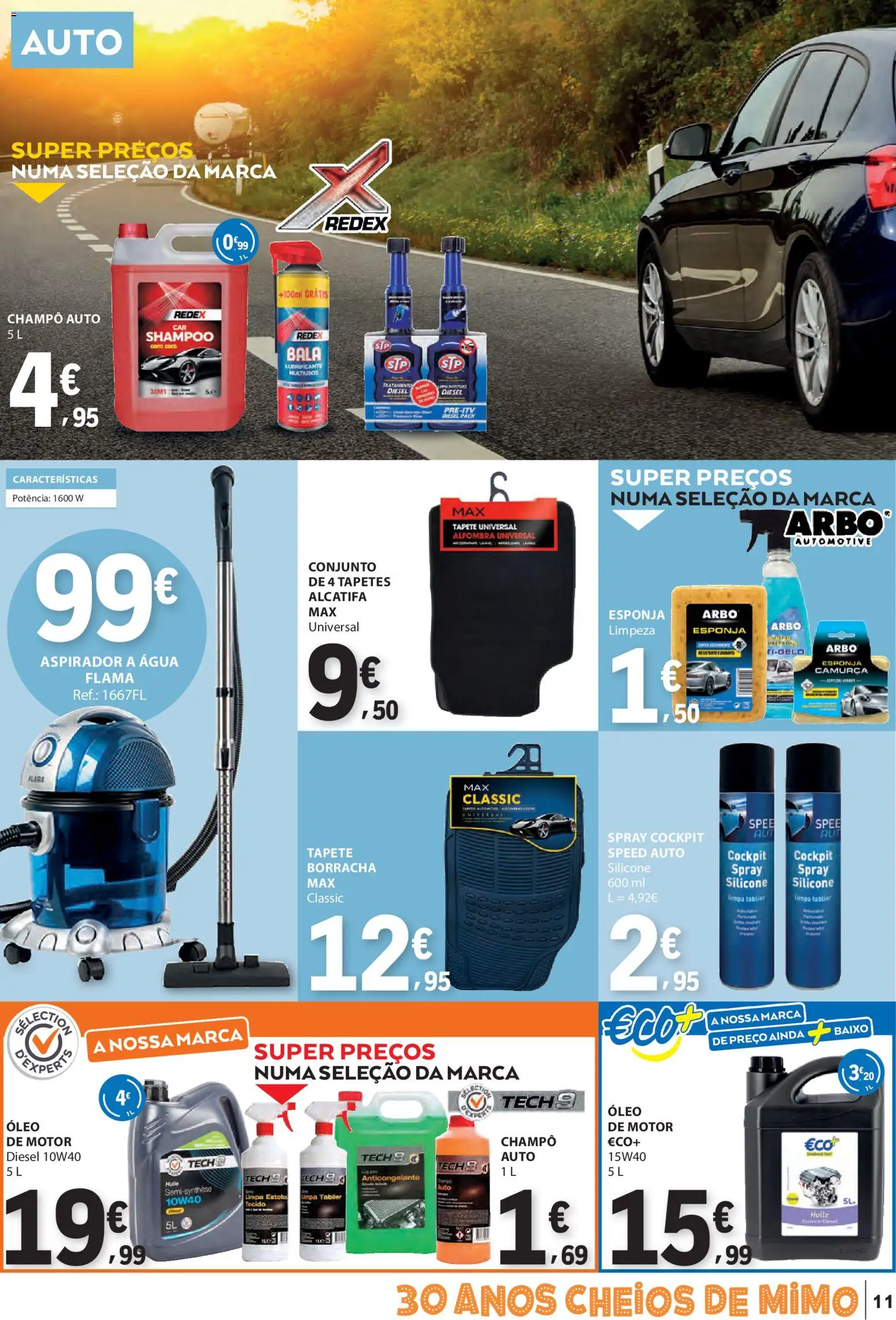 E.Leclerc - Folheto Não Alimentar │ válido de 06.11.2025 | Página: 11 | Produtos: Agua, Aspirador, Esponja, Shampoo