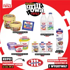Topaz Gazetka - Katalog produktów Loteria Grillowa od 25.04.2025 | Strona: 10 | Produkty: Maślanka, Masło, Śmietana, Masło mlekovita
