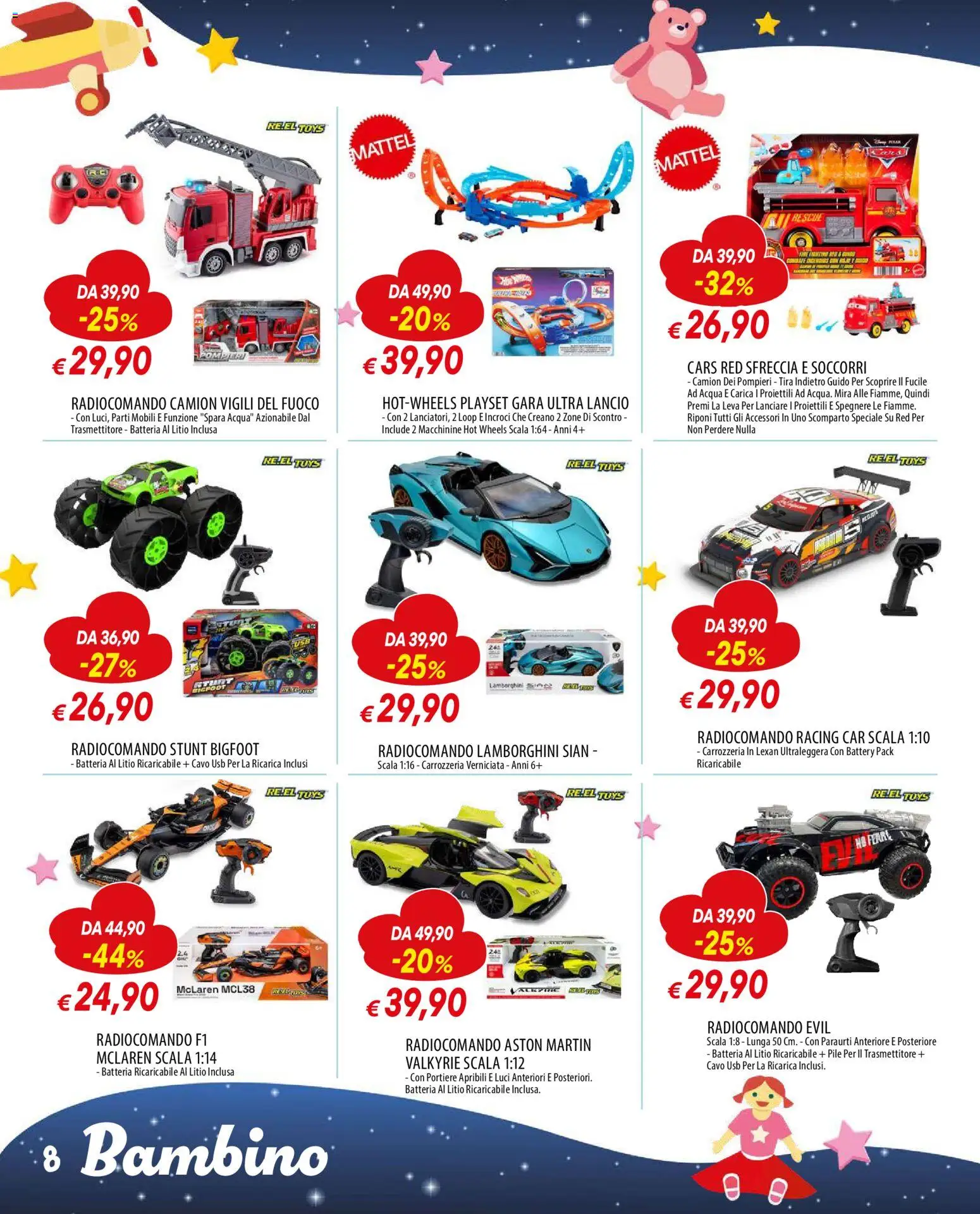 Volantino Galassia del 24.11.2025 | Pagina: 8 | Prodotti: Pile, Acqua, Cavo, Scala