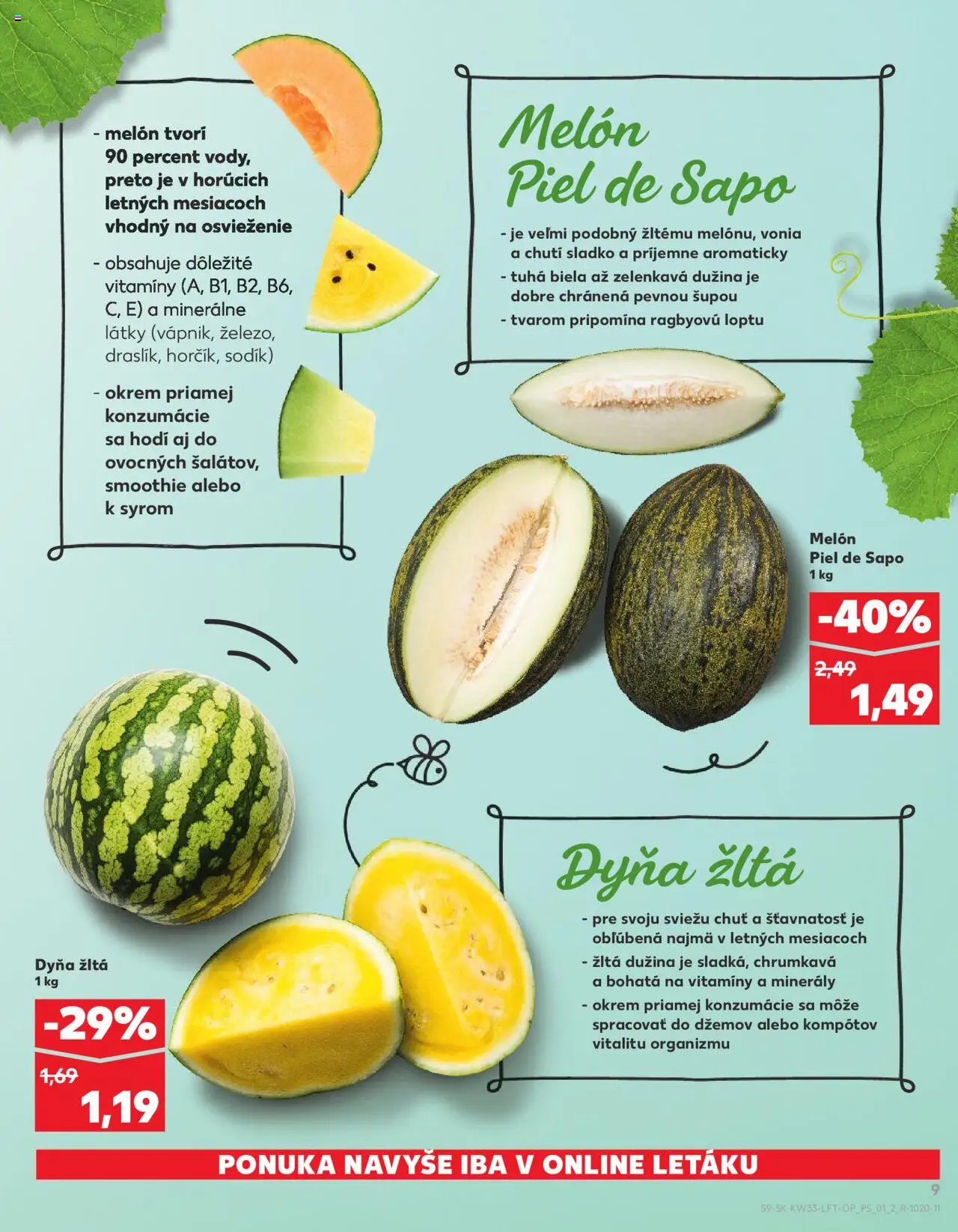 Kaufland SK akciós ujság - amely érvényes a következő dátumtól: 14.08.2025 | Oldal: 9 | Termékek: Smoothie