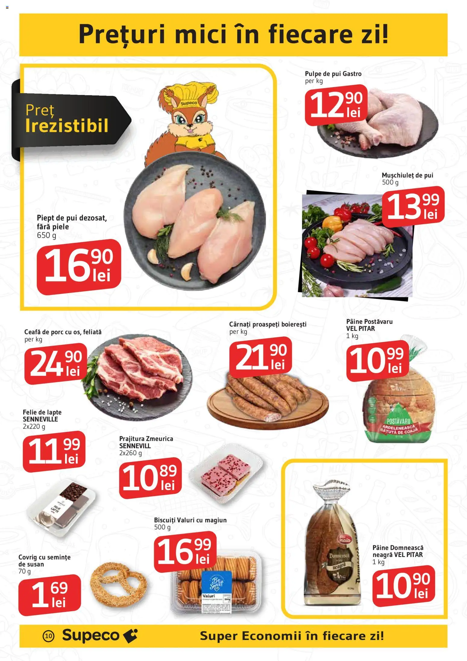 Noul catalog Supeco – valabil de la 16.04.2026 | Pagină: 10 | Produse: Keçeli kalem, Semințe, Lapte, Pâine