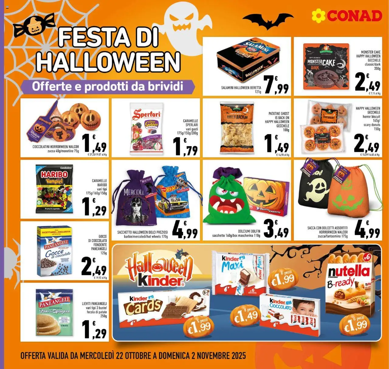 Volantino Conad del 22.10.2025 | Pagina: 12 | Prodotti: Caramelle, Patate, Frutta, Cioccolatini