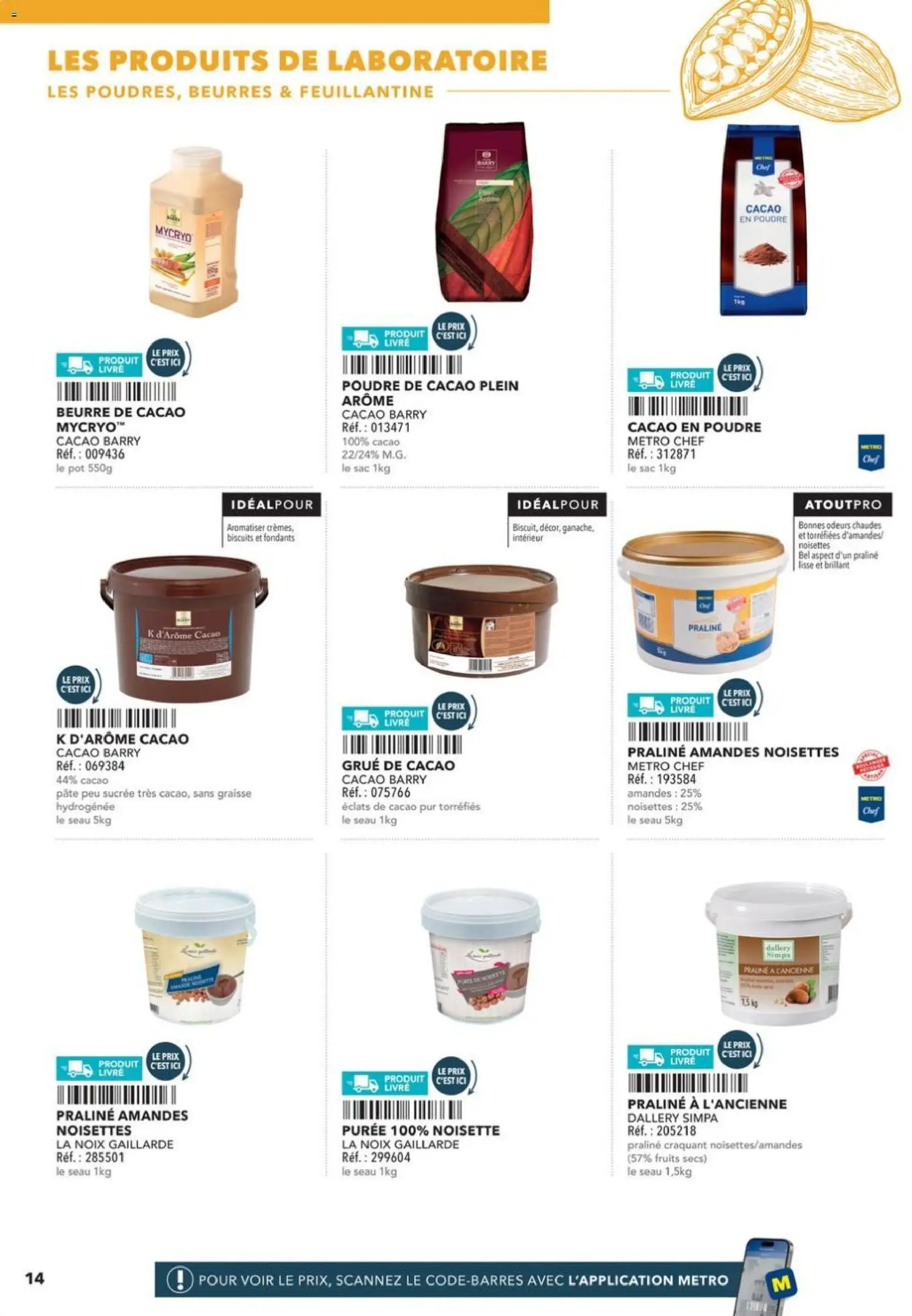 {H1} | Page: 14 | Produits: Livre, Noix, Biscuits, Amandes