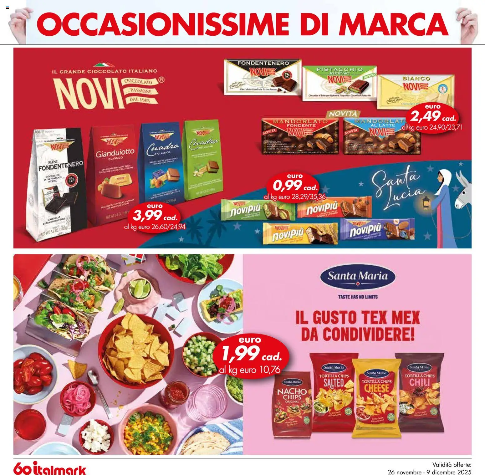 Volantino Italmark del 26.12.2025 | Pagina: 6 | Prodotti: Cioccolato, Latte