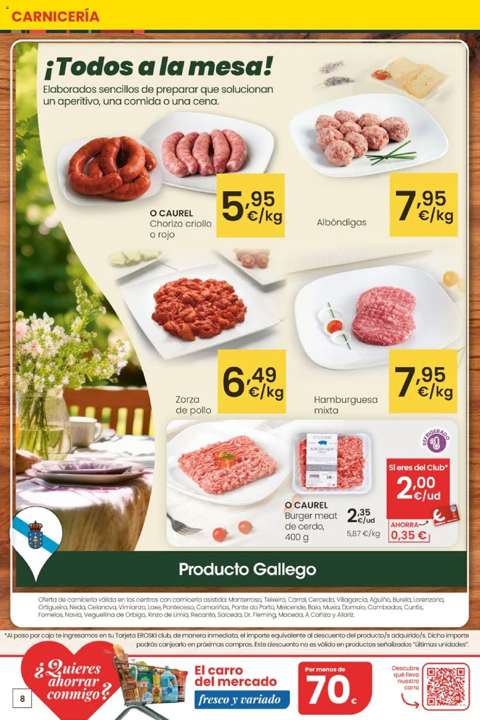 Eroski - Quieres ahorrar conmigo │ válido desde el 26.03.2026 | Página: 8 | Productos: Té, Σοκολατούχο γάλα, Mesa, Caja