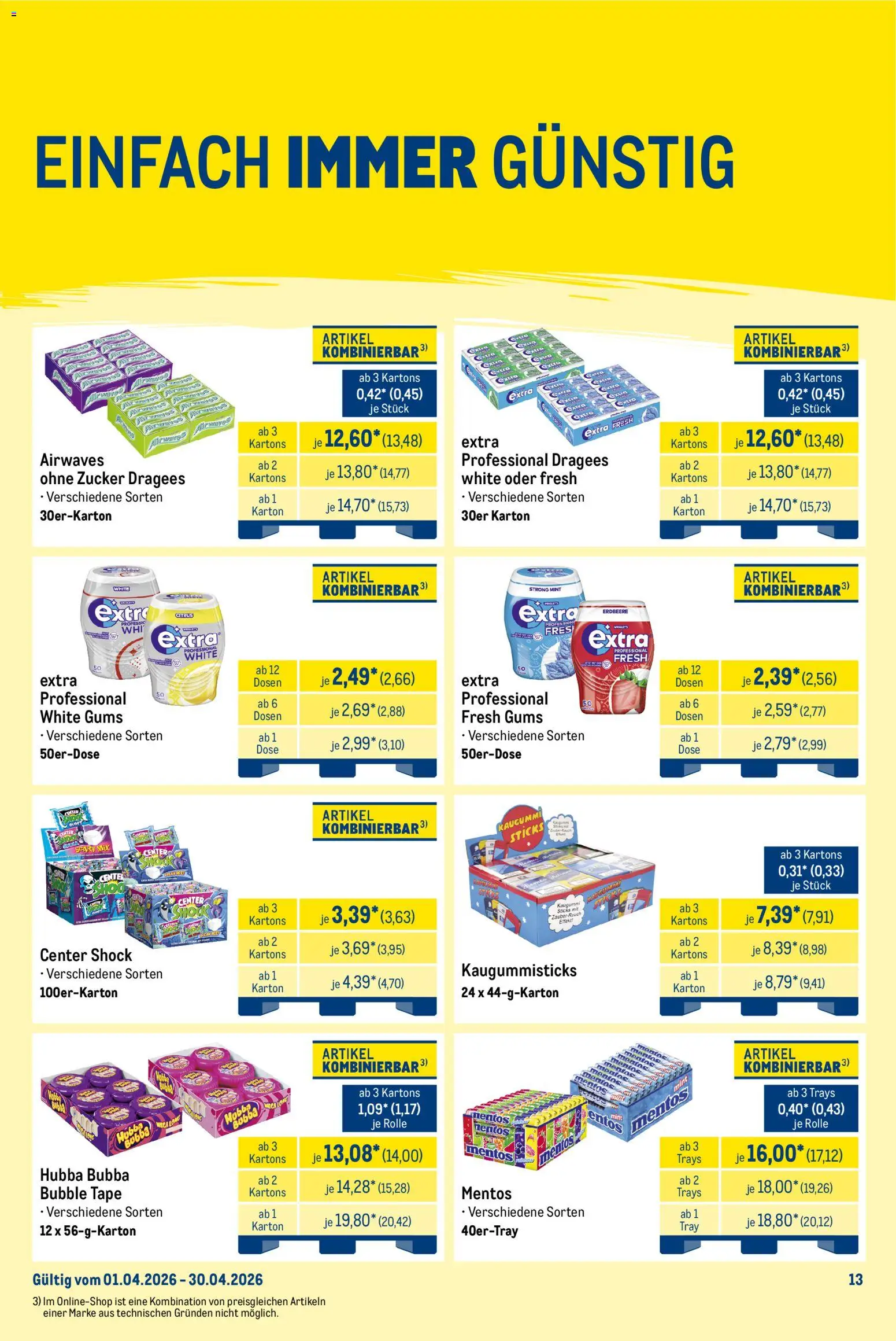 Metro Monats-Mix – gültig ab 01.04.2026 | Seite: 14 | Produkte: Zucker
