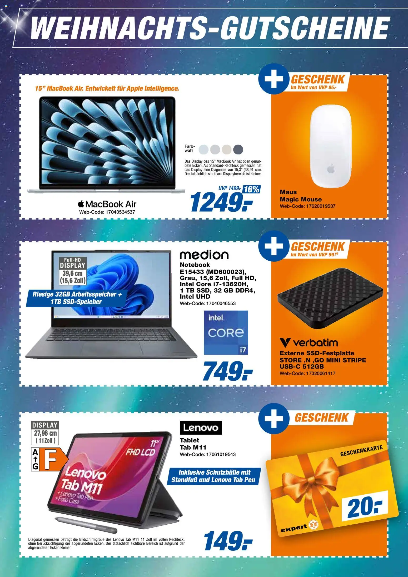 Expert  Aktuelle Beilage – gültig ab 05.12.2025 | Seite: 18 | Produkte: Lenovo, Macbook, Apple, Notebook