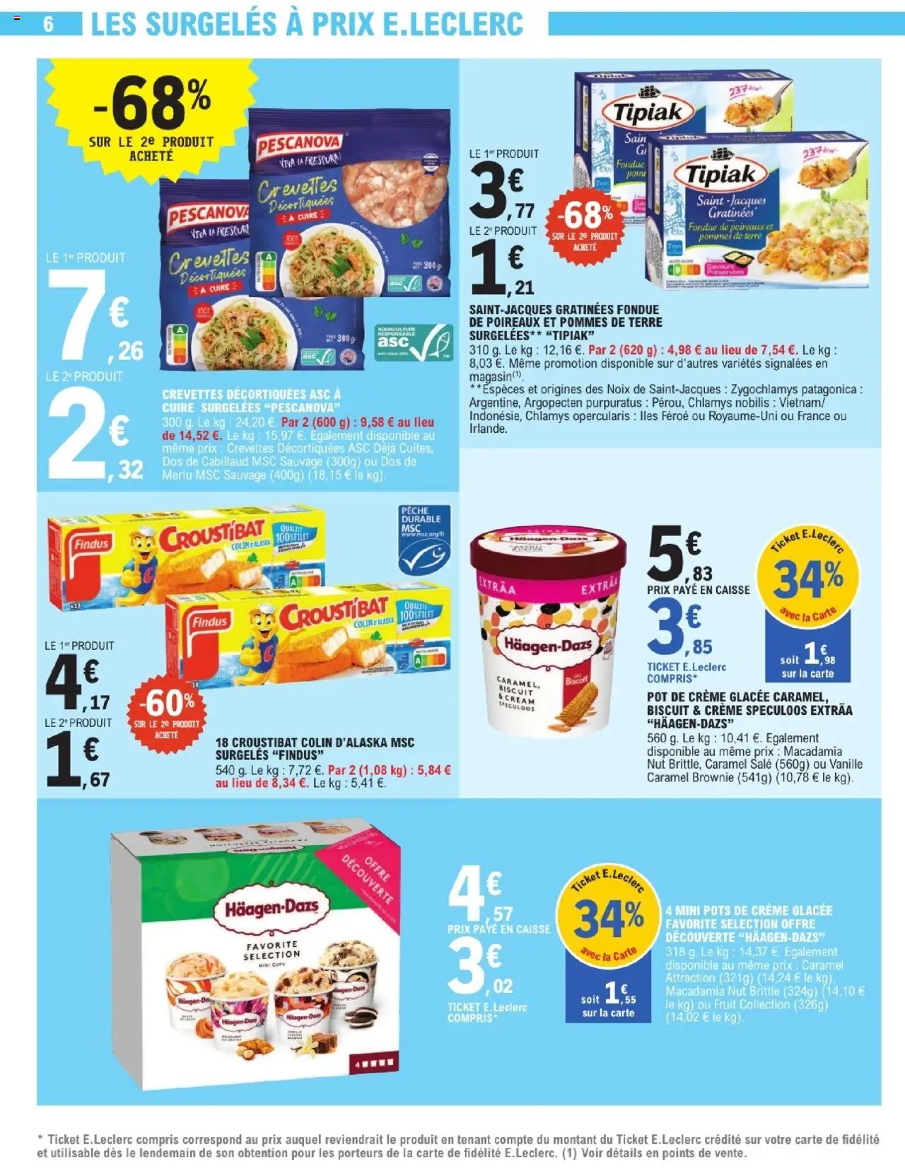  | Page: 6 | Produits: Poireaux, Dos de cabillaud, Pommes, Crème