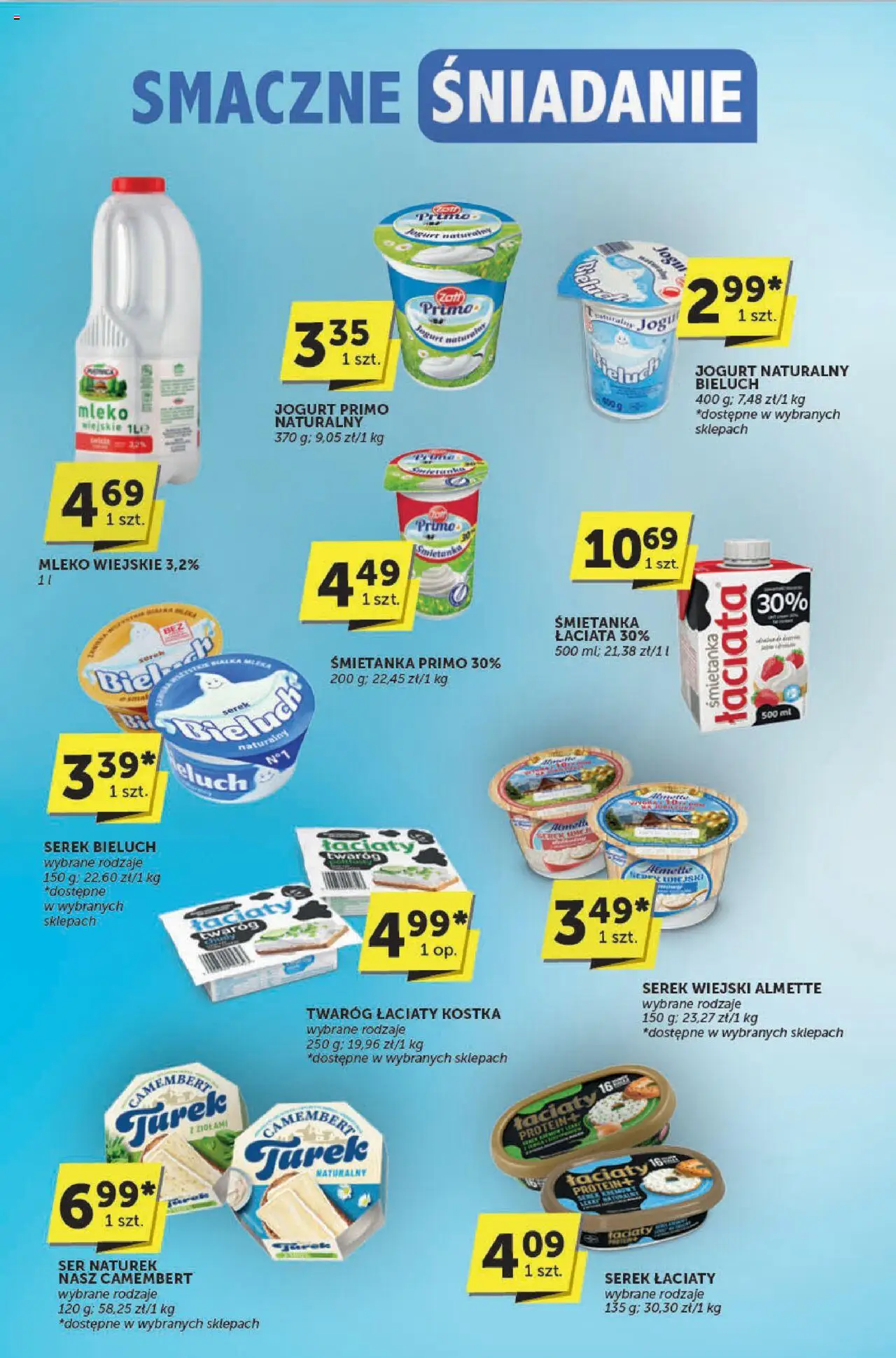 Euro Sklep Gazetka - Katalog od 02.10.2025 | Strona: 2 | Produkty: Serek, Camembert, Mleko, Twaróg
