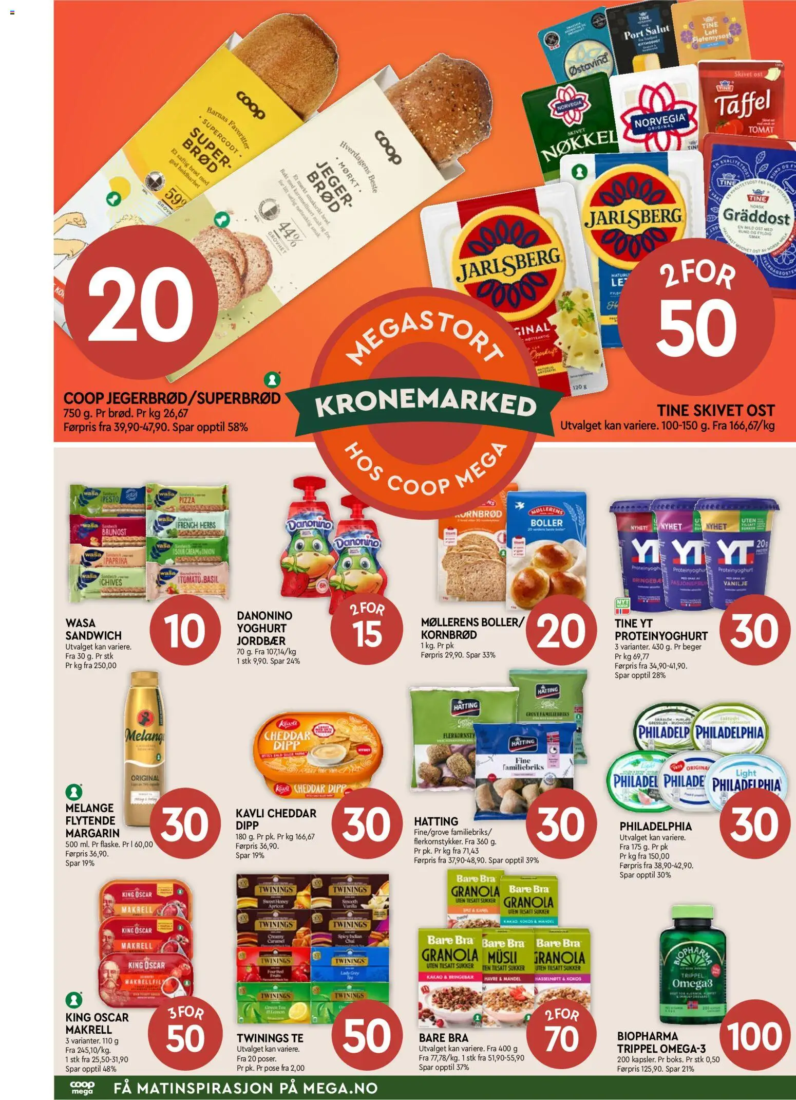 {H1} | Side: 4 | Produkter: Ost, Jordbær, Granola, Морс