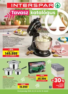 Interspar Tavasz katalógus - amely érvényes a következő dátumtól: 04.03.2026