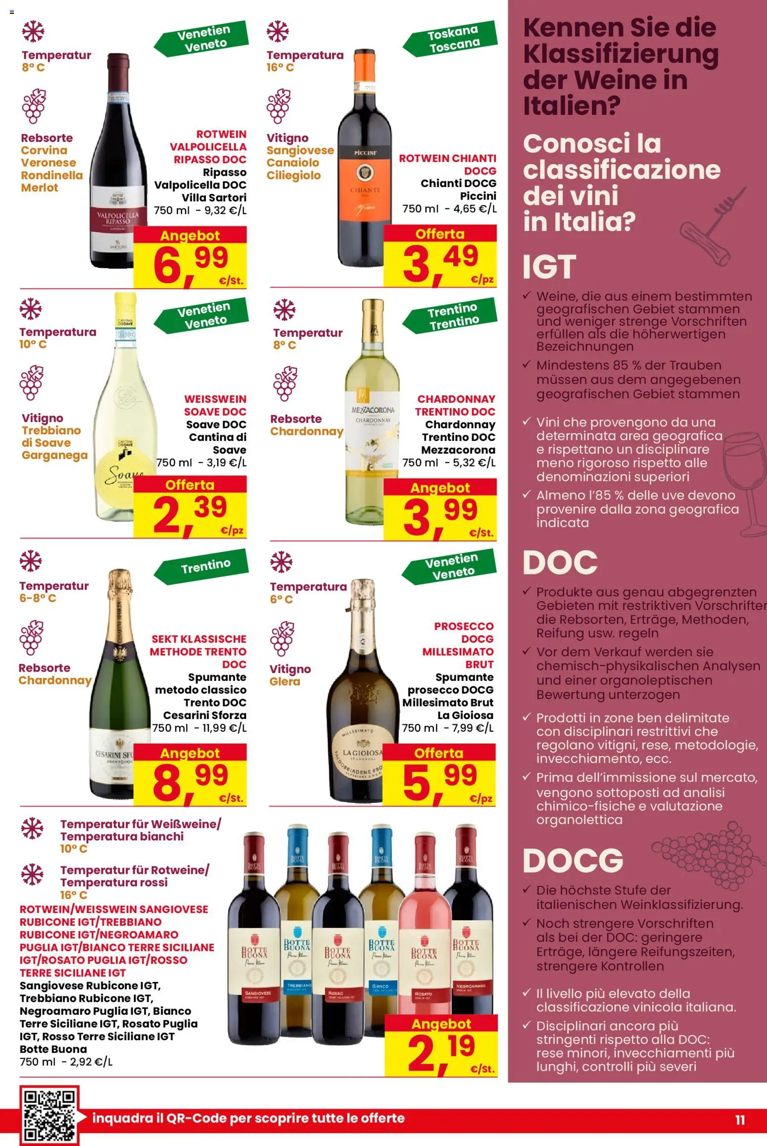 Volantino Despar del 13.11.2025 | Pagina: 11 | Prodotti: Prosecco, Spumante