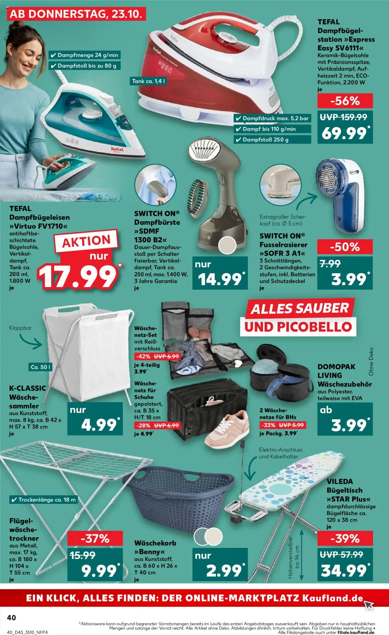 Kaufland prospekt Leipzig	 – gültig ab 23.10.2025 | Seite: 40 | Produkte: Trockner, Batterien