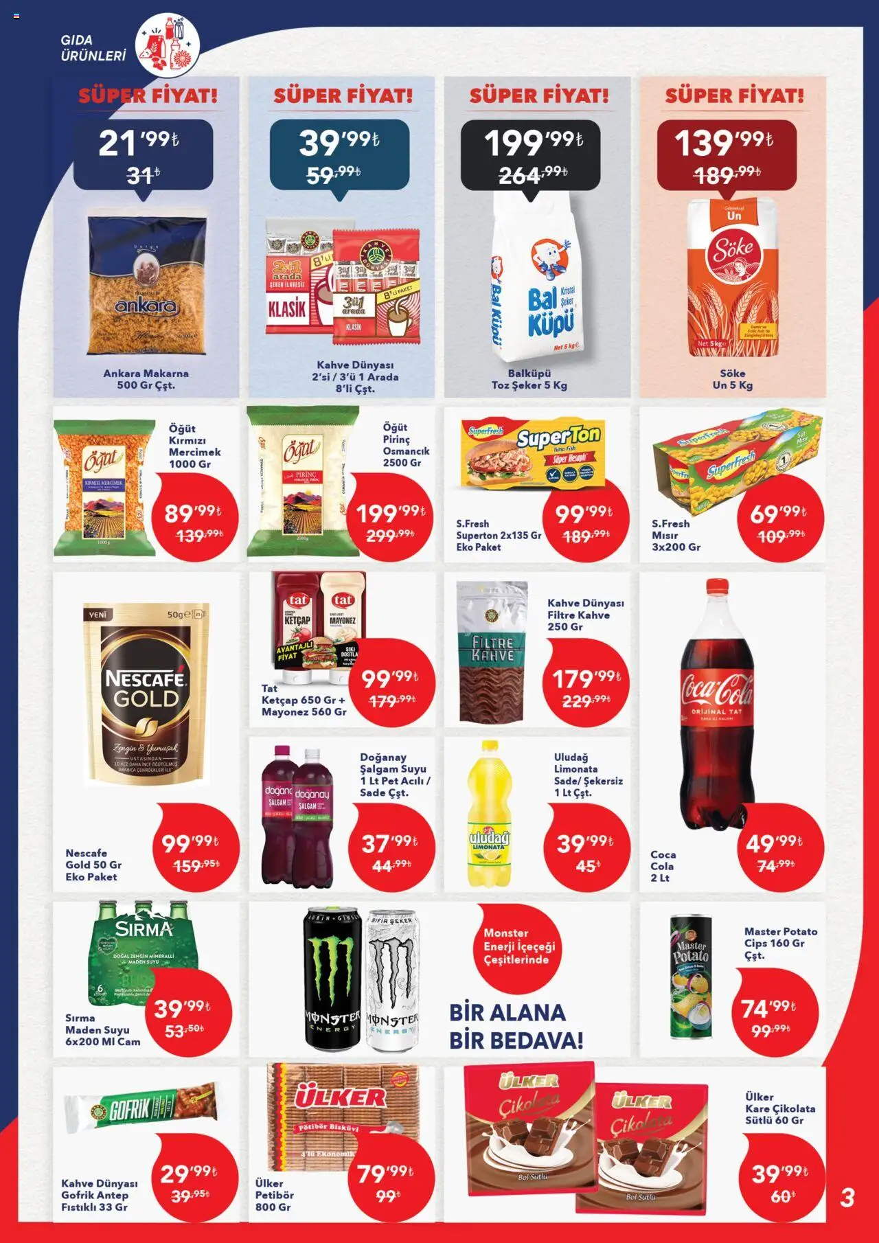 Kim Market Katalog - Marmara Insert - 04.10.2025 tarihinden itibaren geçerlidir | Sayfa: 3 | Ürünler: Ravioli, Cips, Ketçap, Bisküvi