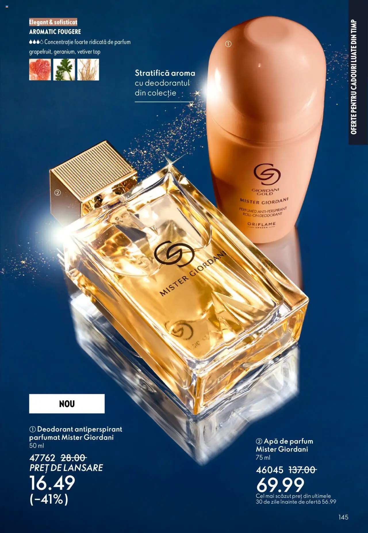 Noul catalog Oriflame – valabil de la 22.10.2025 | Pagină: 145 | Produse: Top, Parfum, Deodorant, Antiperspirant