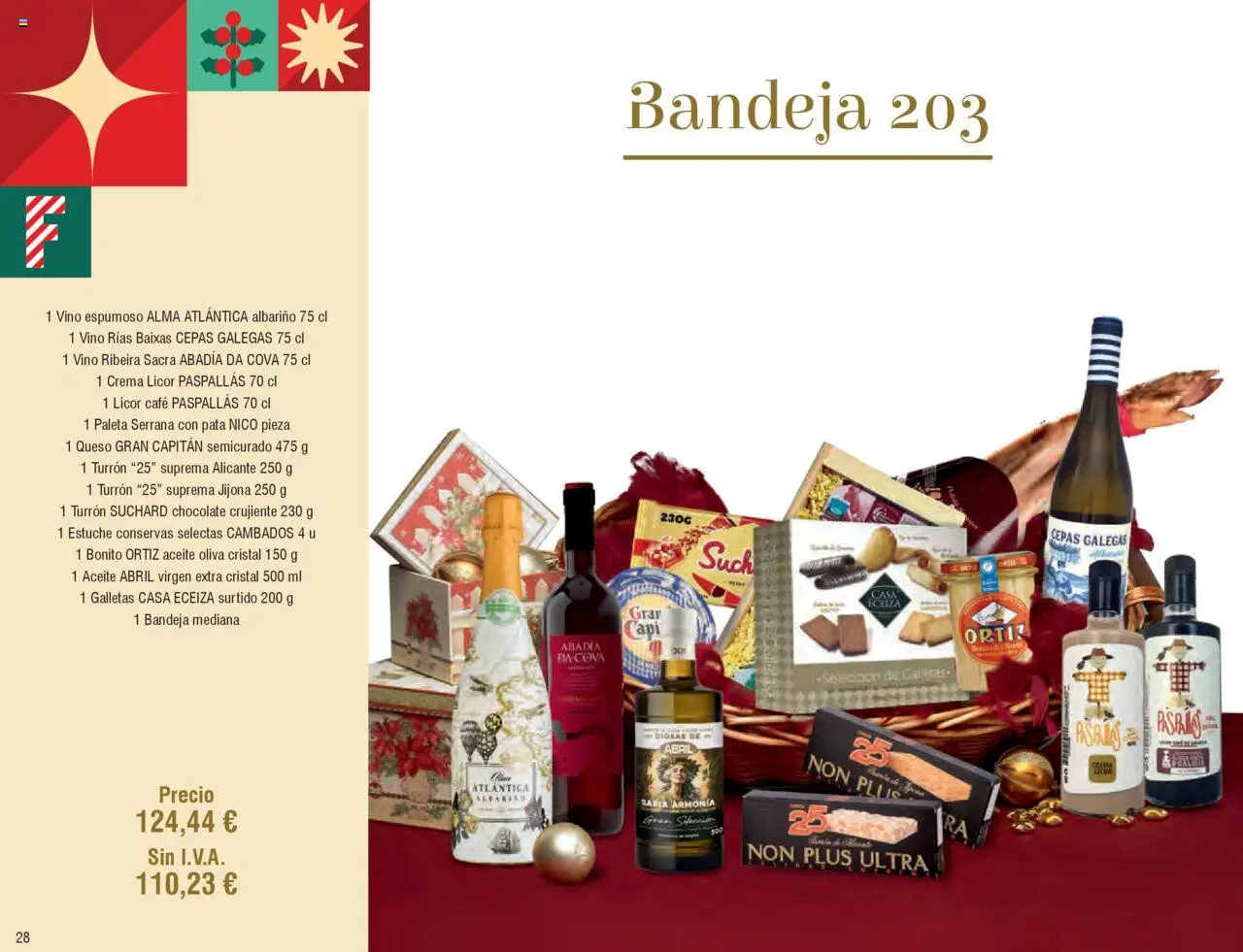 Froiz Catálogo Lotes y Cestas │ válido desde el 16.10.2025 | Página: 28 | Productos: Queso, Café, Galletas, Bandeja