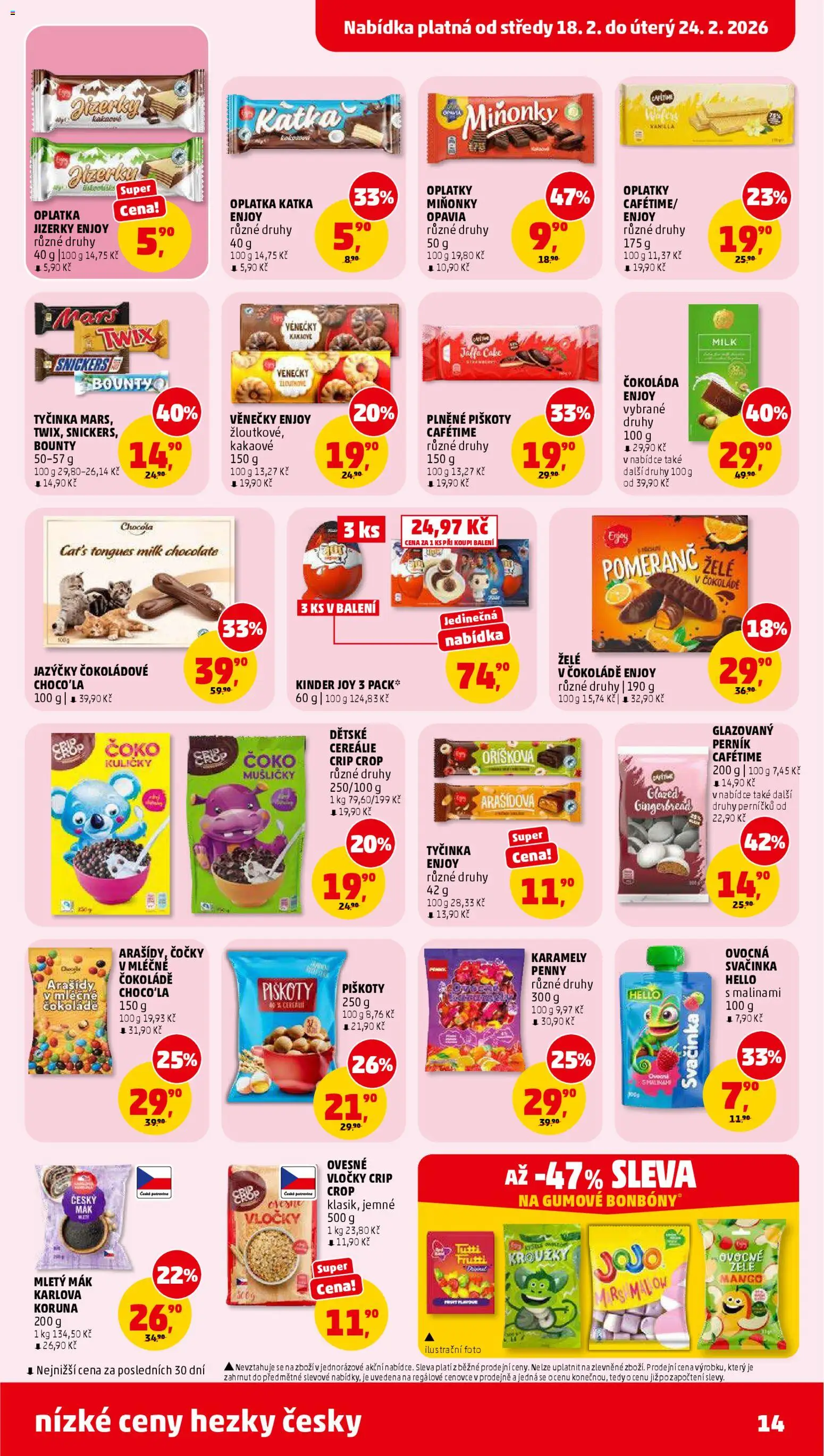 Penny Market leták - Čtvrtečník od 18.02.2026 | Strana: 14