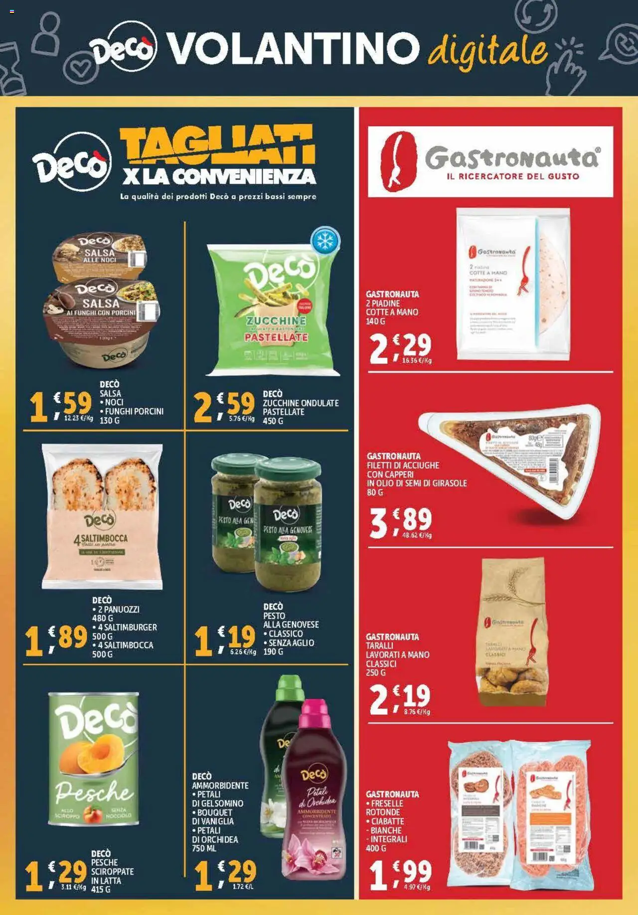 Volantino Decò del 03.10.2025 | Pagina: 36 | Prodotti: Ammorbidente, Olio, Aglio, Orchidea