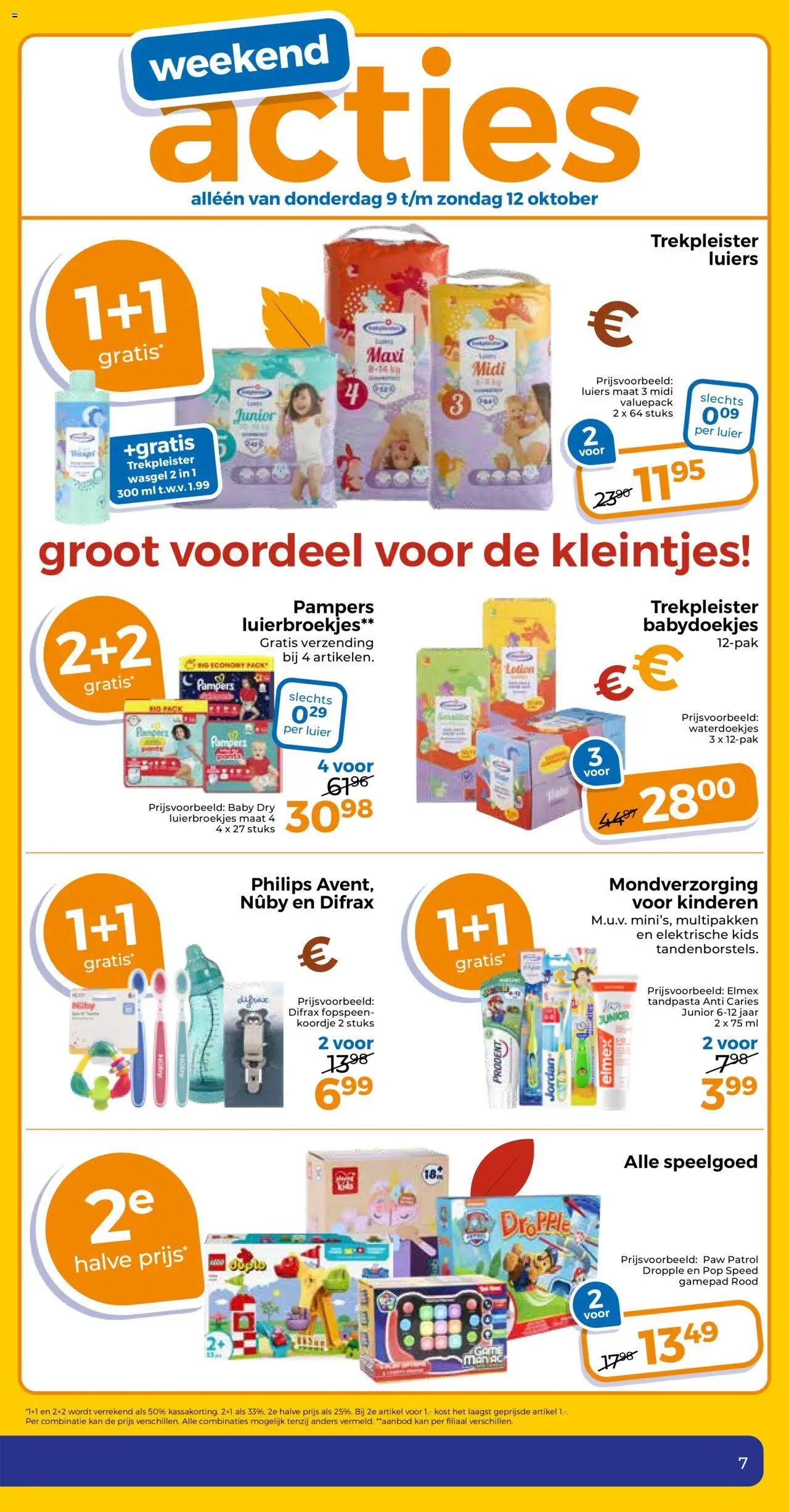{H1} | Pagina: 7 | Producten: Tandpasta, Tonic, Kan, Pampers