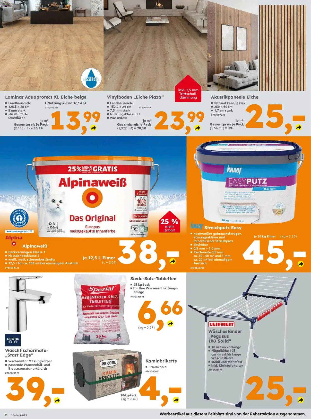 Globus Baumarkt - Baden-Württemberg – gültig ab 29.09.2025 | Seite: 2 | Produkte: Kamin, Waschestander