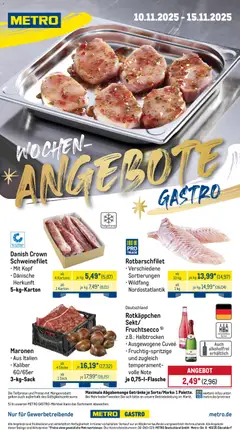 Metro Wochen-Angebote Gastro ab 10.11.2025 gültig