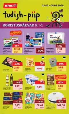 Rimi kliendilehe eelvaade alates 03.03.2026
