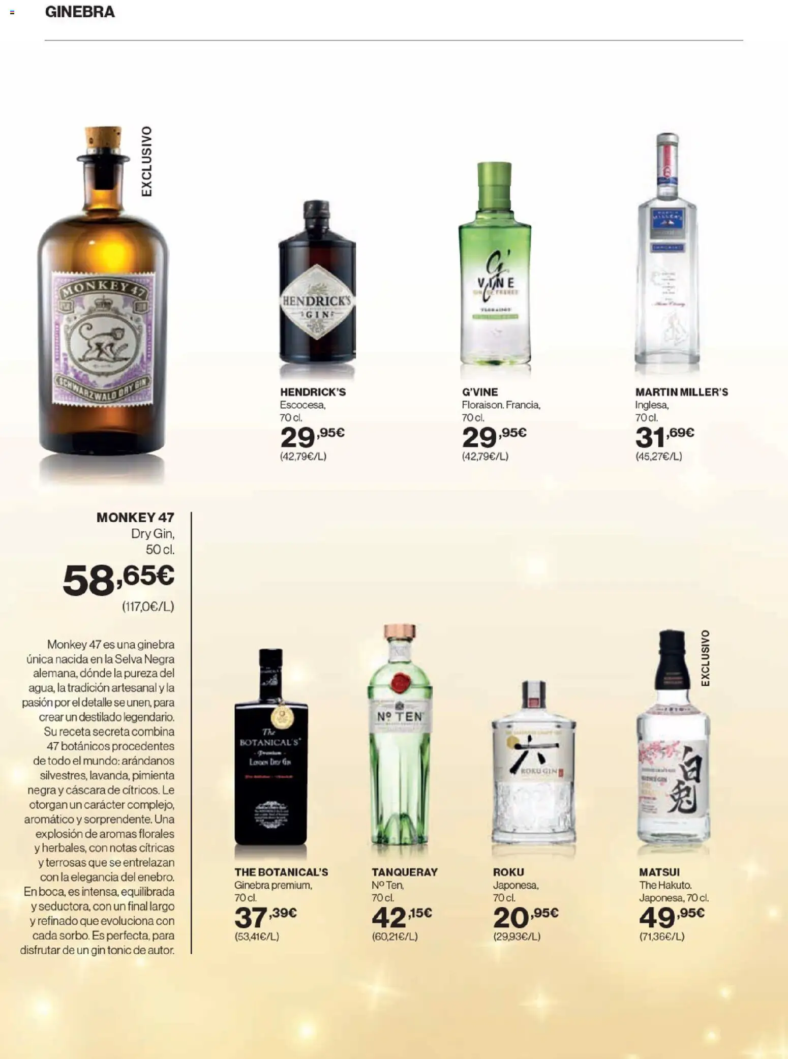Hipercor - Bodega Navidad 25 │ válido desde el 20.11.2025 | Página: 42 | Productos: Ginebra